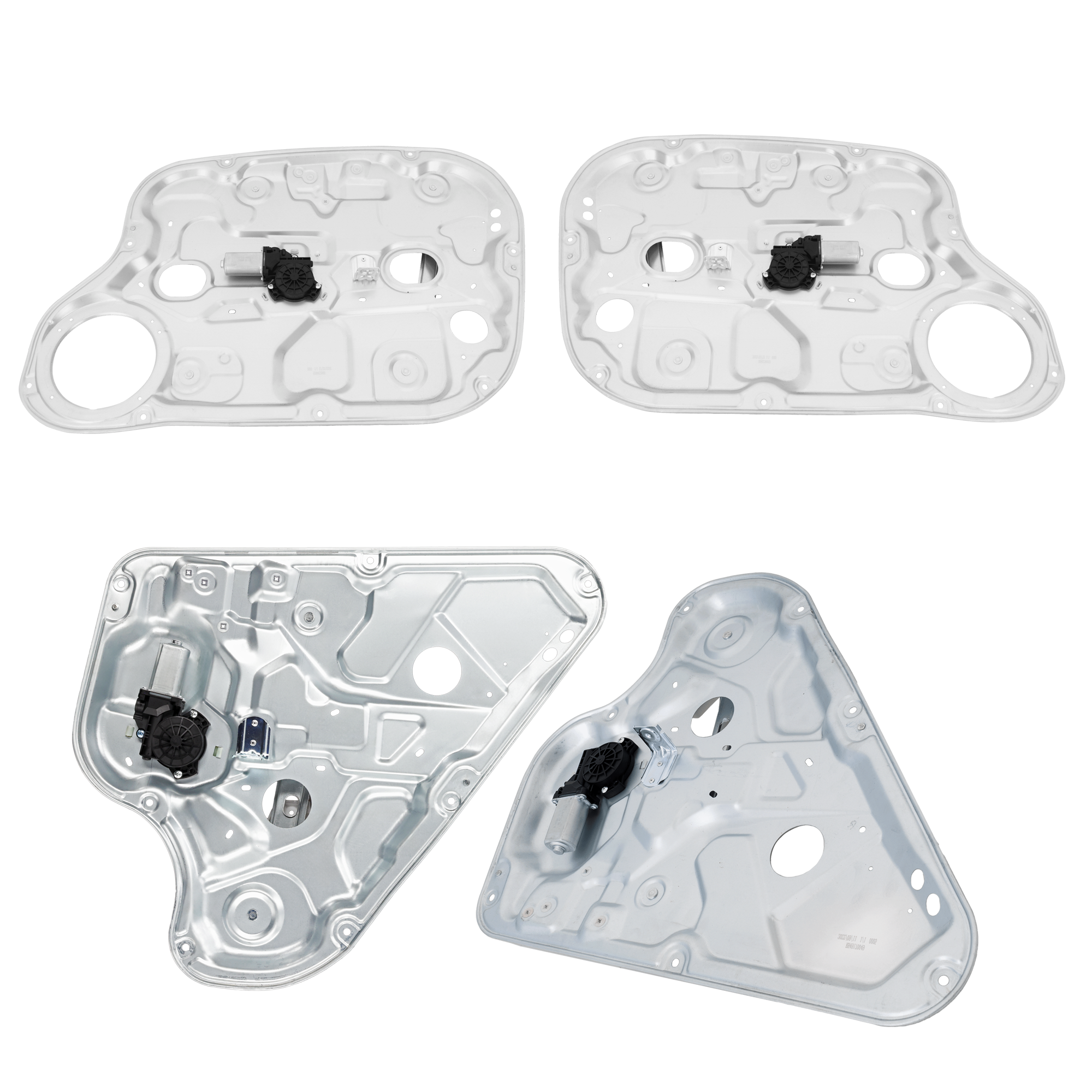 AM ELANTRA 07-09 FRONT AND REAR WINDOW REGULATOR RH AND LH Power w Motor Set of 4 SKU SET JRH49170049-4 OEM 824712H000 PFM 824812H000 PFM