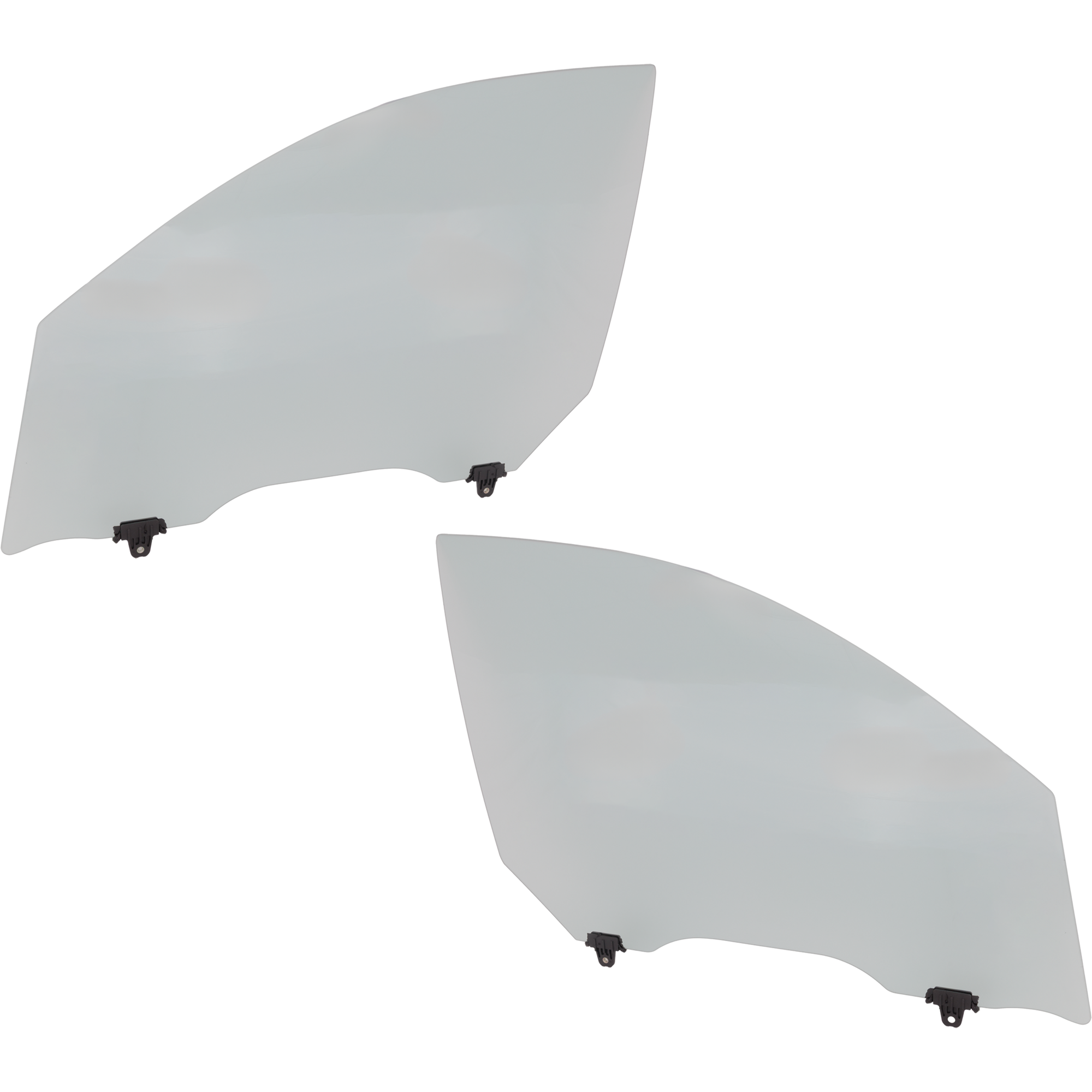 AM INFINITI M37-12-13 Q70-14-19 FRONT DOOR GLASS RH AND LH Green Tint w Solar Clip SKU SET JRI48010021 OEM 803001ME0A 803011ME0A