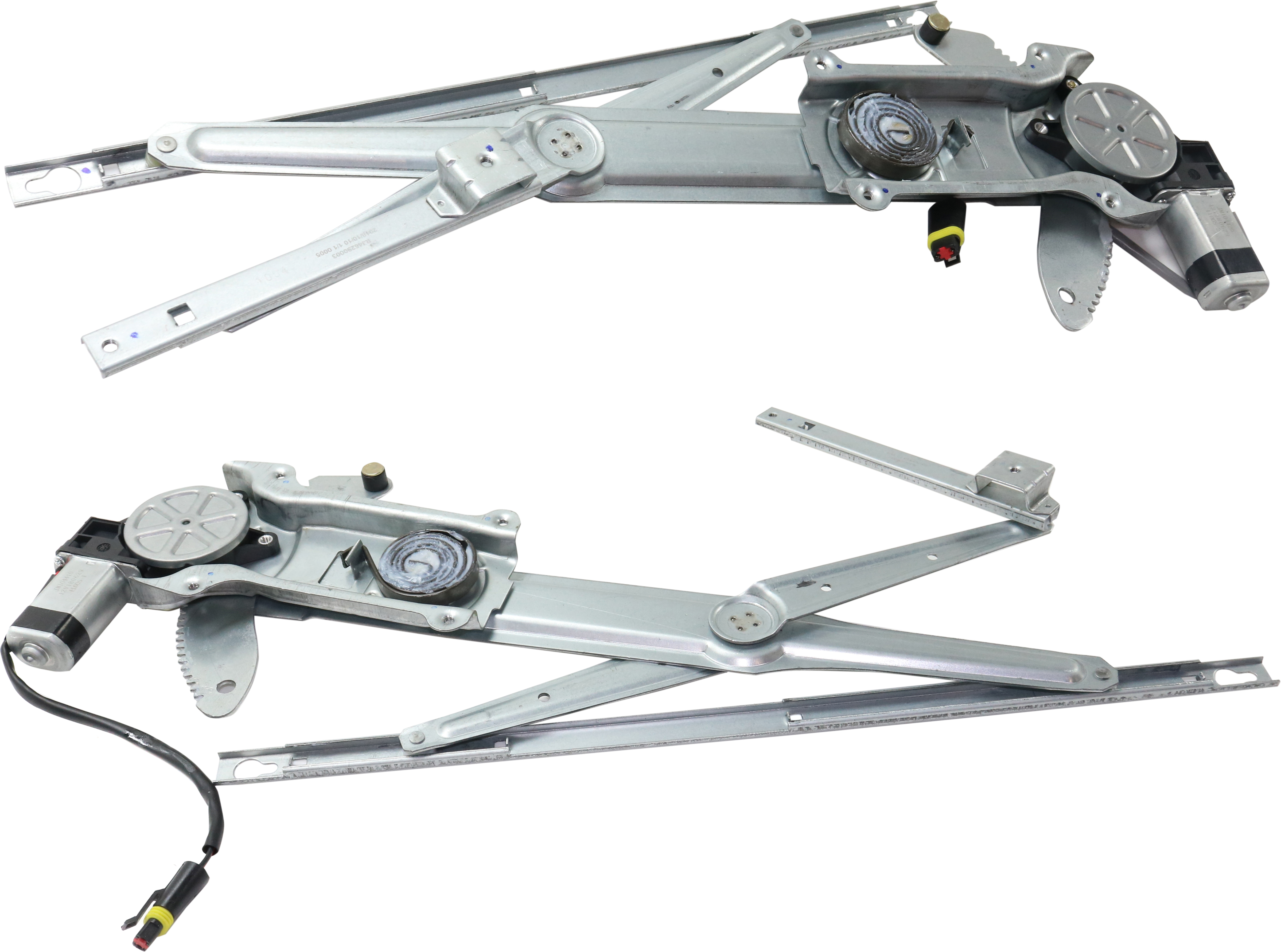 AM GRAND CHEROKEE 93-98 WINDOW REGULATOR FRONT RH AND LH Set of 2 Power w Motor SKU SET JRJ46290003 Partslink CH1350163 CH1351163 OEM 4798378AB PFM 4798379AB PFM