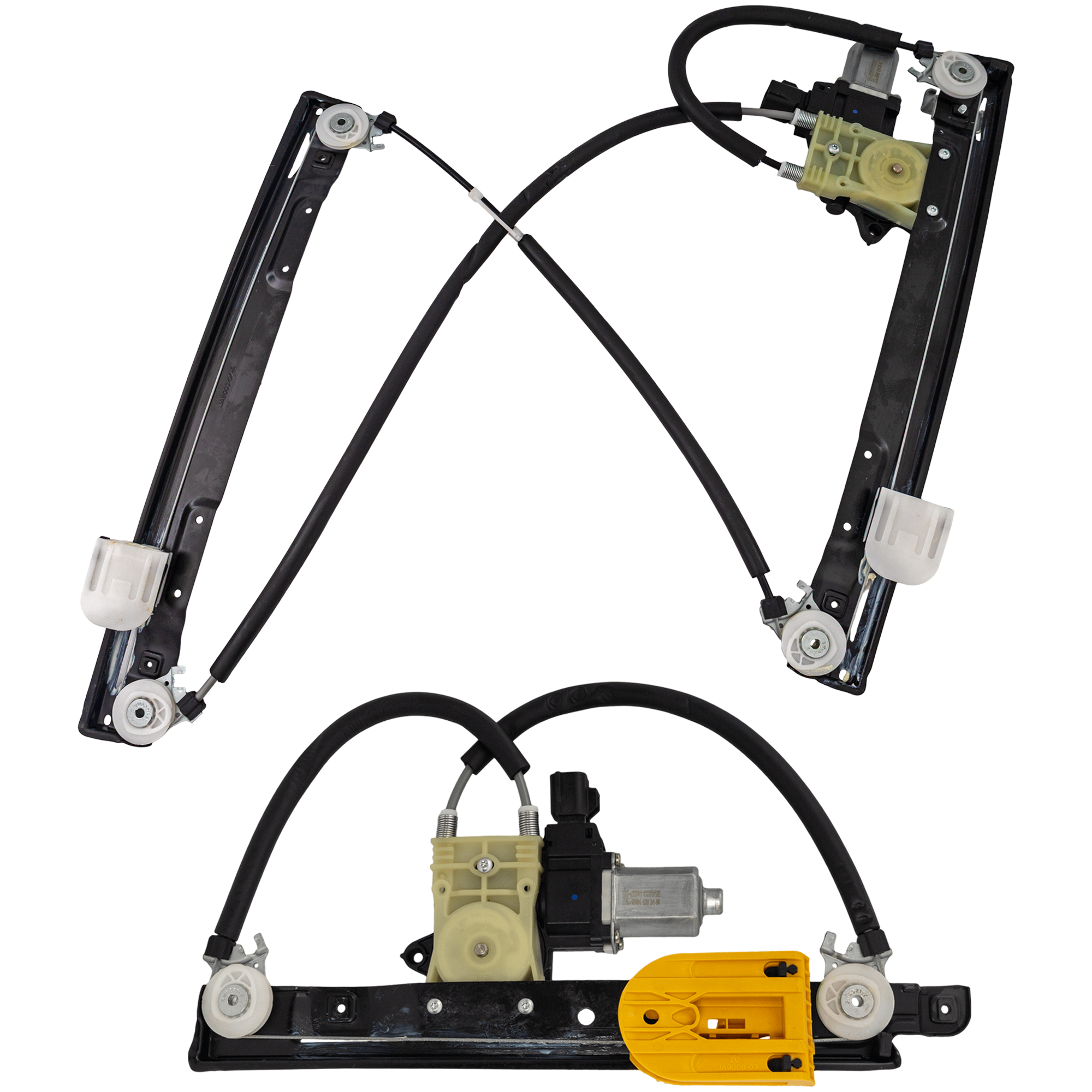 AM XF 09-15 XFR 10-15 FRONT AND REAR WINDOW REGULATOR LH Power w Motor 6 Pins SKU SET JRJ46290024 OEM C2Z26992 C2Z31201