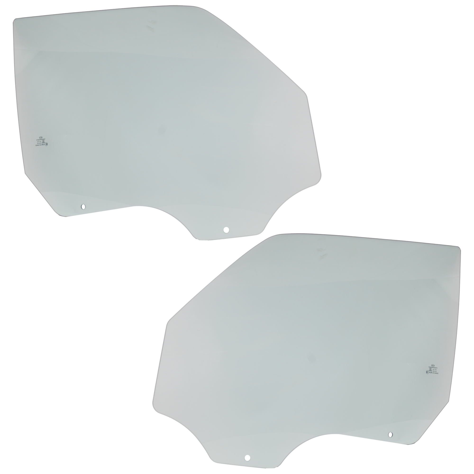 AM JEEP PATRIOT 07-17 FRONT DOOR GLASS RH AND LH Green Tint w Solar SKU SET JRJ48010021 OEM 5155448AC 5155449AC