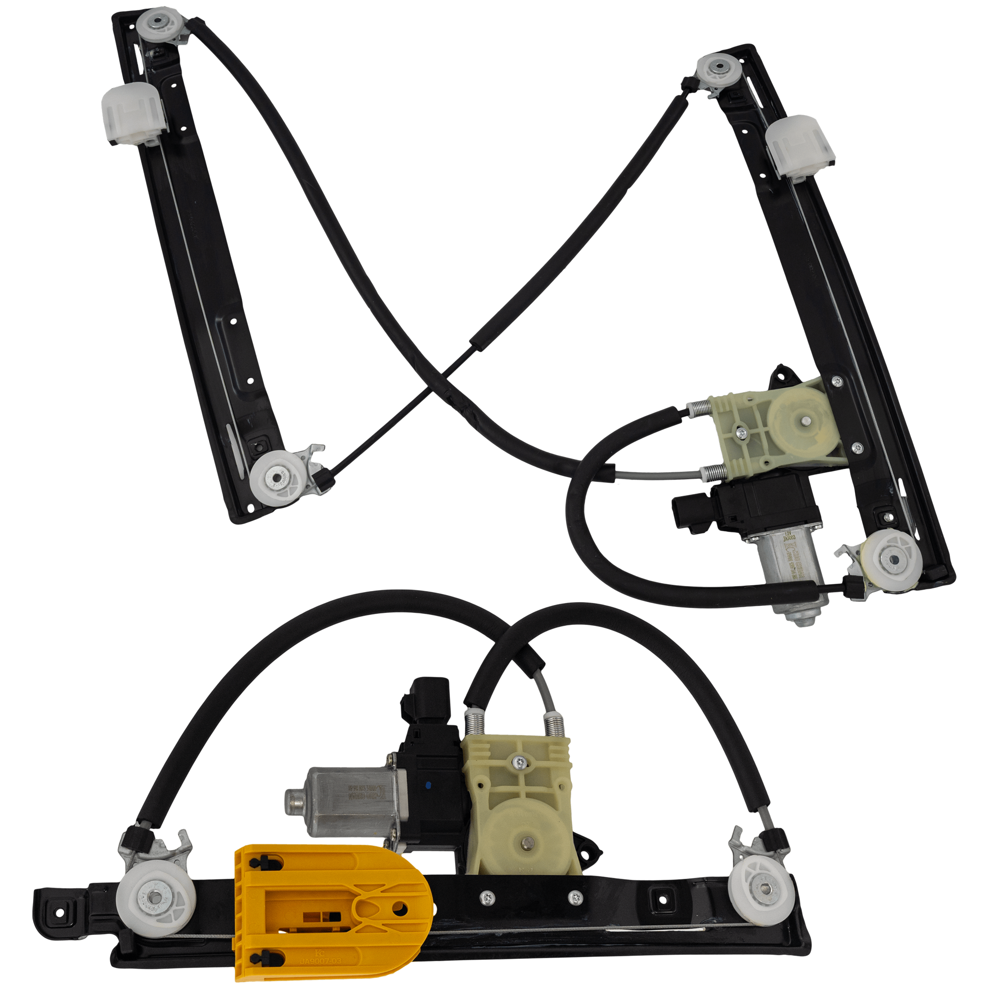 AM XF 09-15 XFR 10-15 FRONT AND REAR WINDOW REGULATOR RH Power w Motor 6 Pins SKU SET JRJ49170023 A OEM C2Z26991 C2Z31200