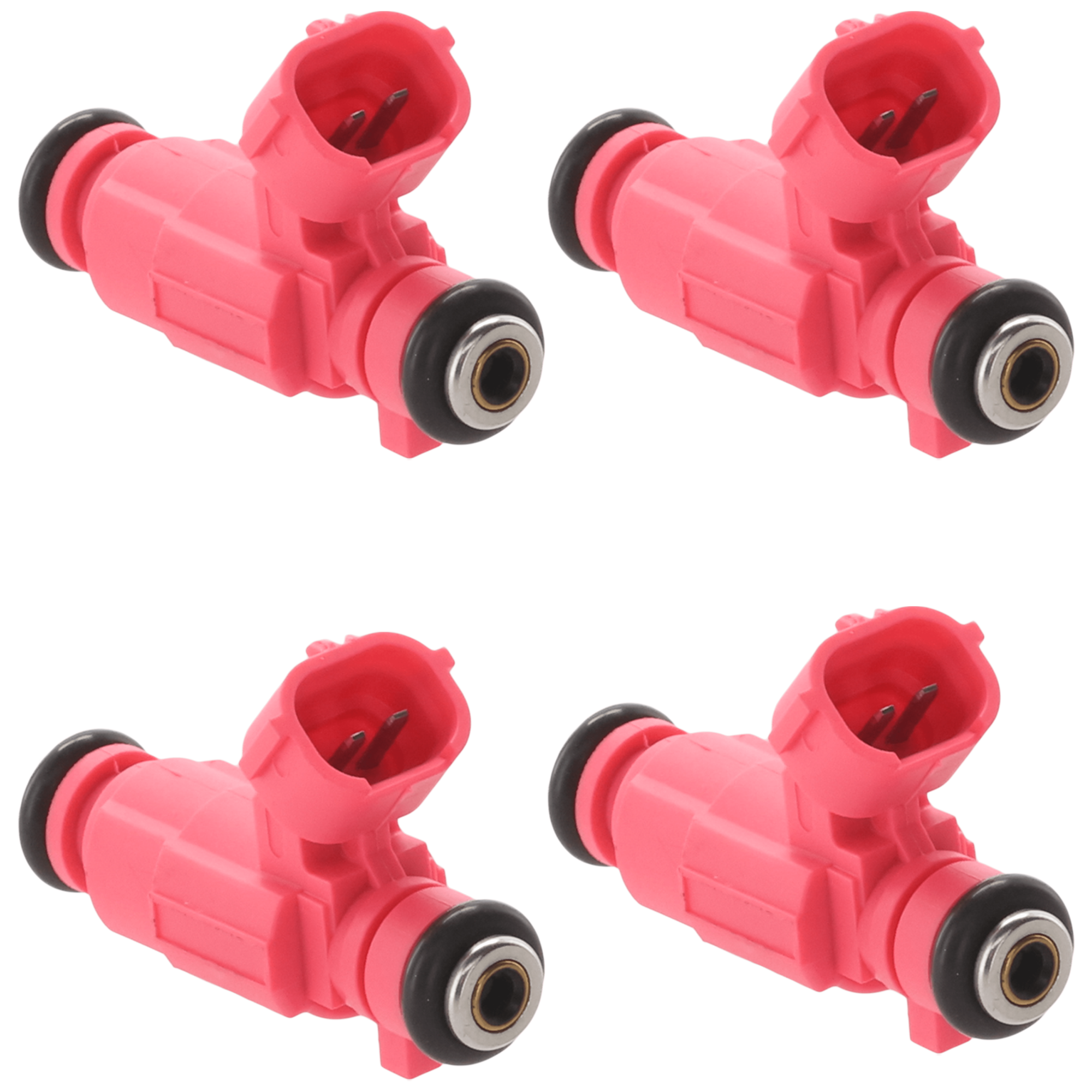 AM RIO RIO5-09-11 FUEL INJECTOR 2 Male Blade Terminal Set of 4 SKU SET JRK31430001-4 OEM 3531037170