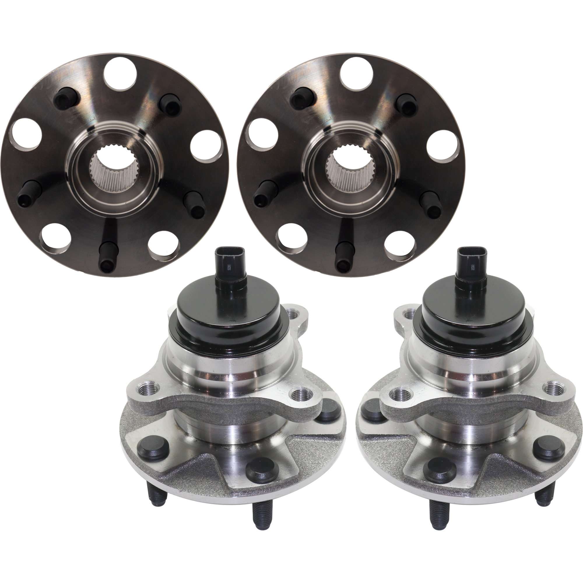 AM IS250 IS350-06-15 FRONT AND REAR HUB ASSEMBLY RH AND LH Set of 4 Rear Wheel Drive SKU SET JRL28370001-4 OEM 516191-7700010-40044002-424103