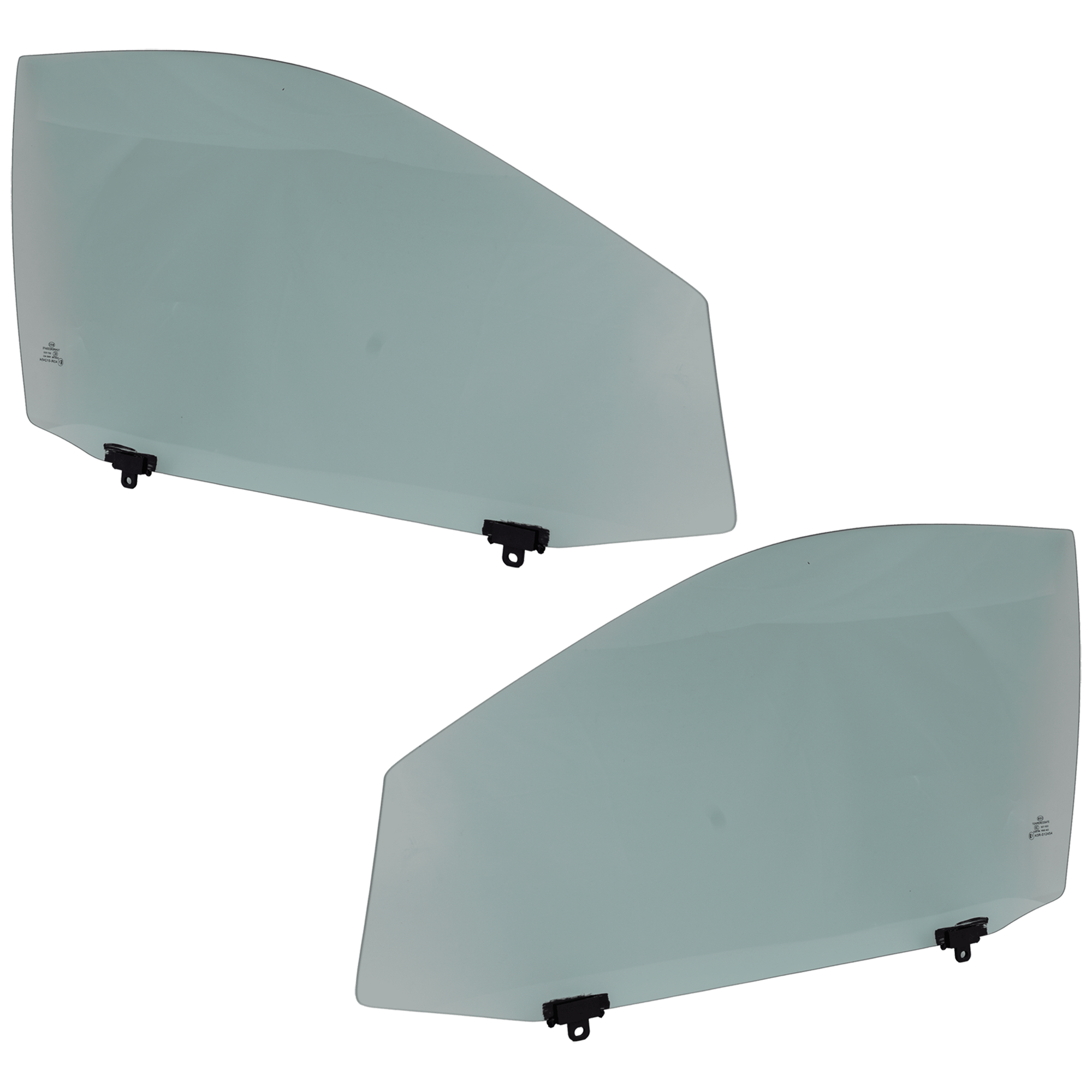 AM RX330-04-06 RX350-07-09 FRONT DOOR GLASS RH AND LH Green Tint w Solar w Clip RX330 RX350 USA Japan Built Vehicle SKU SET JRL48010013 OEM 681010E011-681010E012-68101480