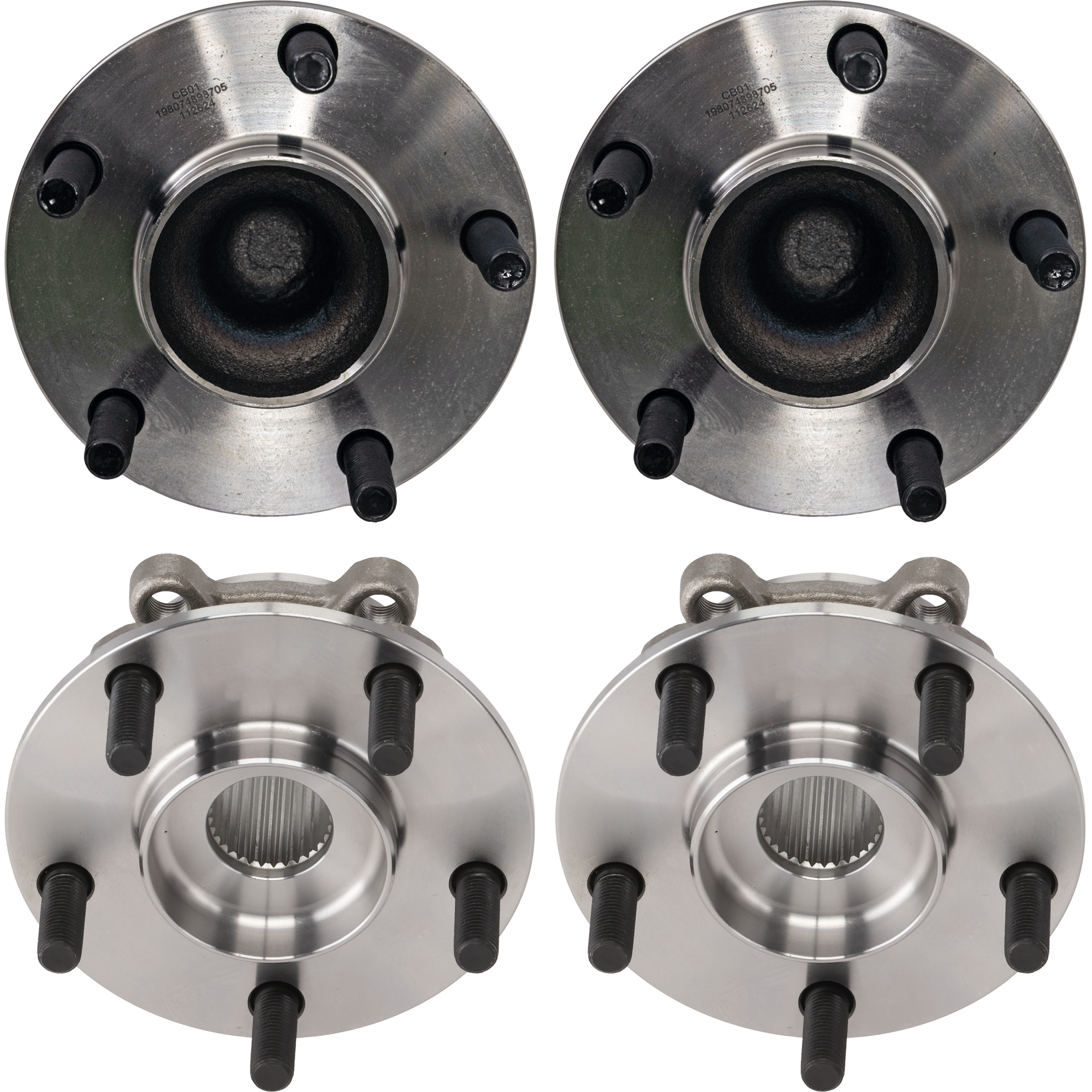 AM CX 5-13-21 MAZDA 6-14-21 FRONT AND REAR HUB ASSEMBLY RH AND LH SKU SET JRM28370001-4 A OEM KD353304XD