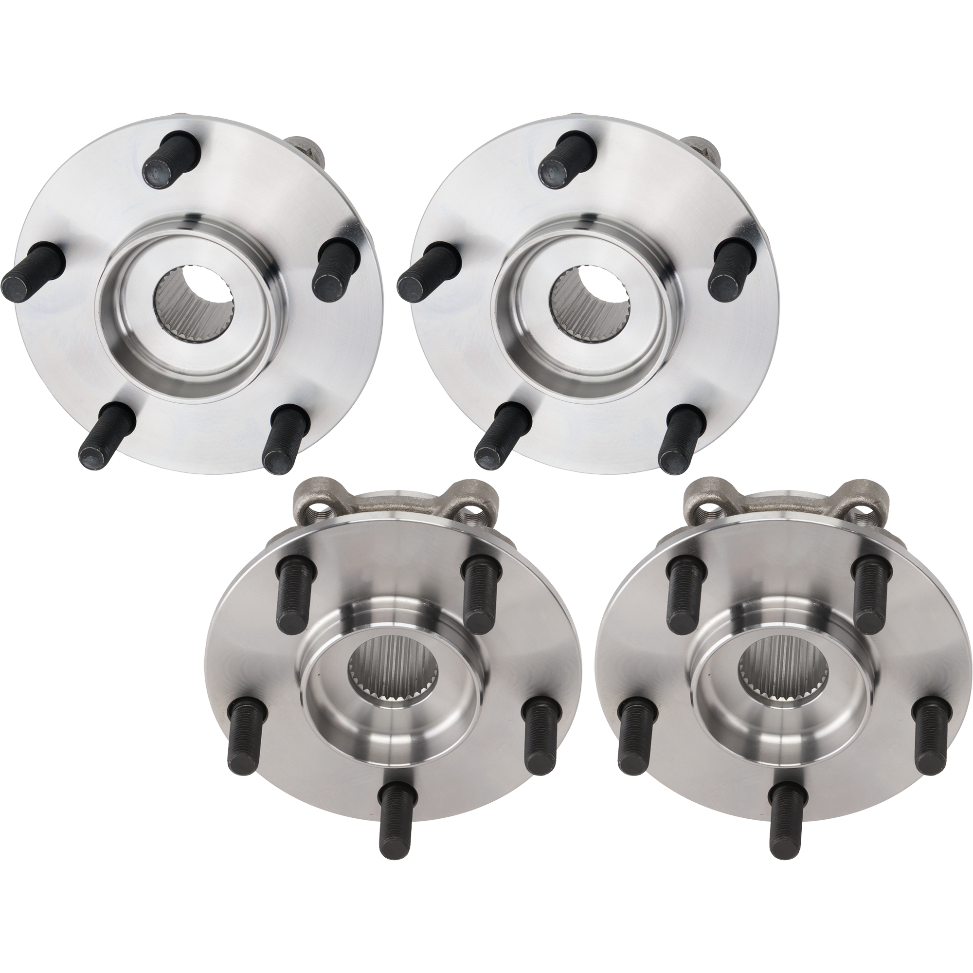 AM CX 5-13-20 FRONT AND REAR HUB ASSEMBLY RH AND LH AWD SKU SET JRM28370001-4 OEM KD352615XB KD353304XD