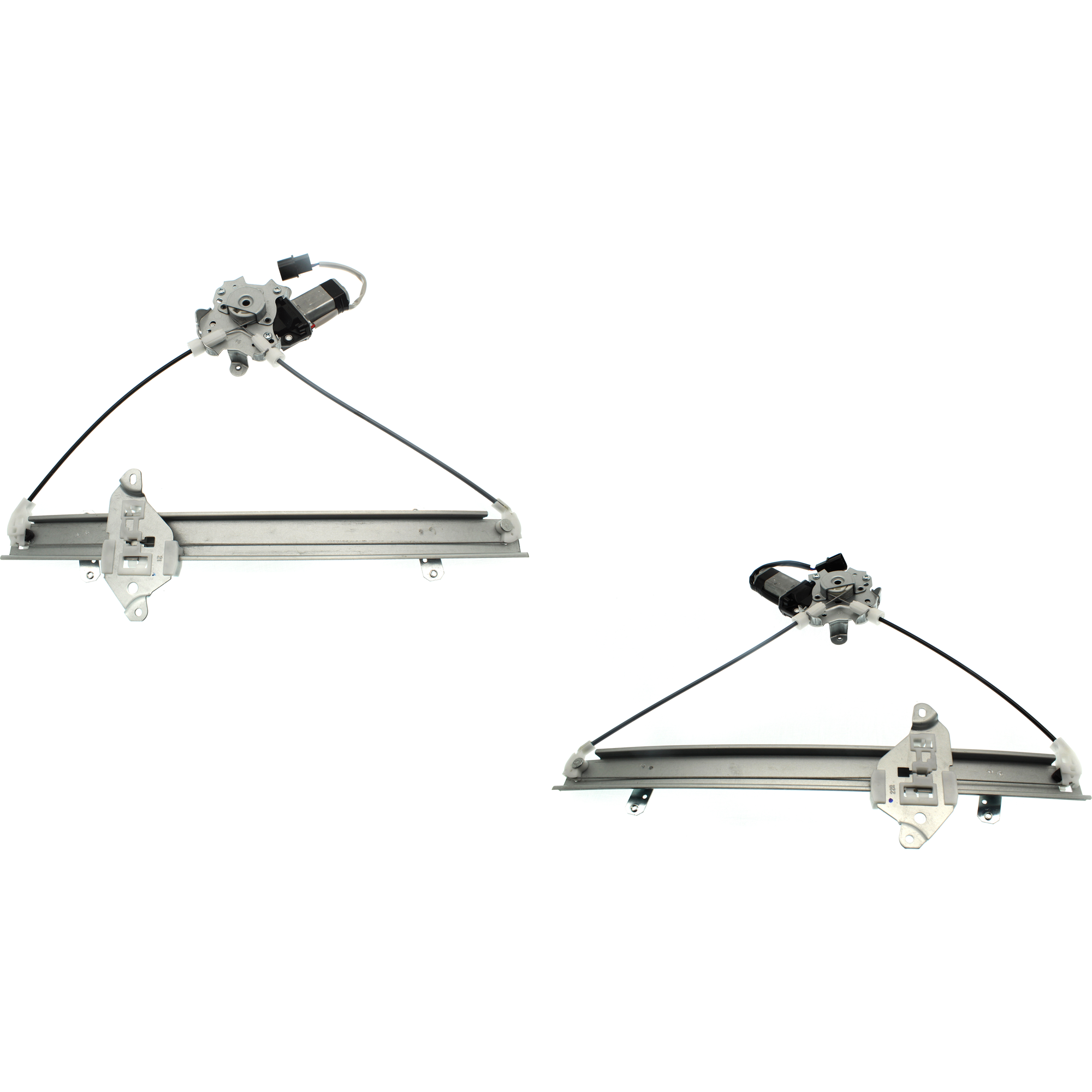 AM OUTLANDER 03-06 FRONT WINDOW REGULATOR RH and LH Power w Motor SKU SET JRM46290015 Partslink MI1350127 MI1351127 OEM MR573877 PFM MR573878 PFM