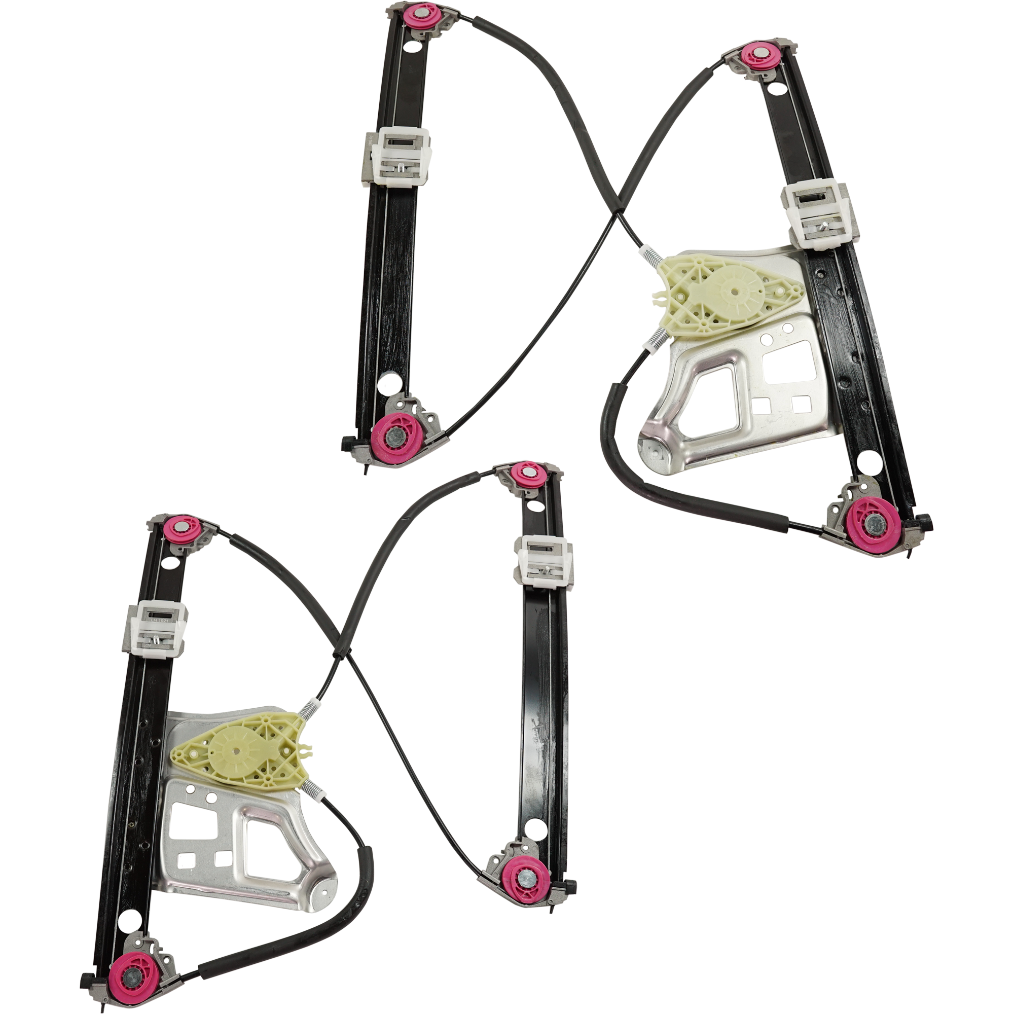 AM S CLASS 03-06 FRONT WINDOW REGULATOR RH AND LH Power w o Motor SKU SET JRM46290035 Partslink MB1350122 MB1351122 OEM 2207202546-2207202646