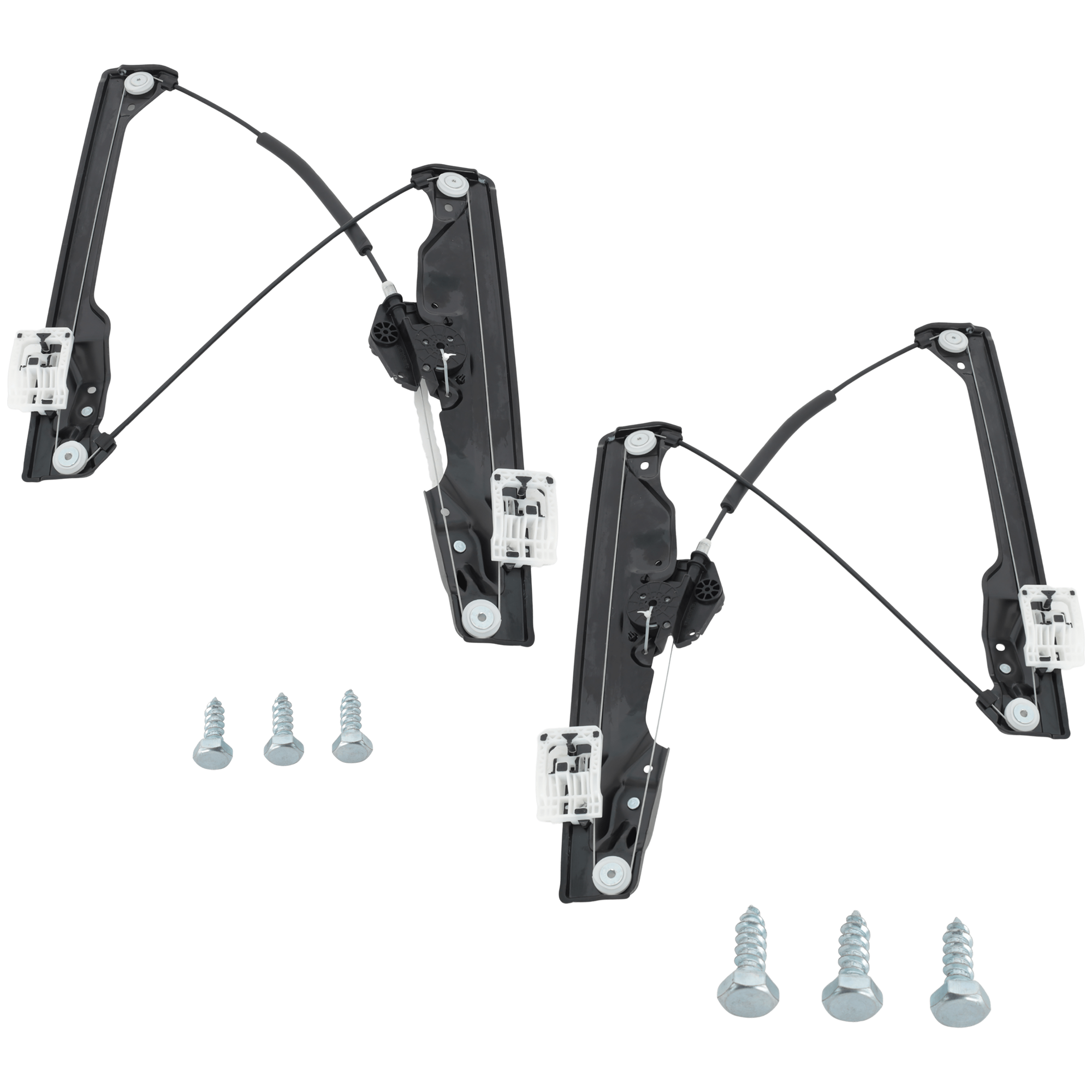 AM COOPER COUNTRYMAN 17-23 FRONT WINDOW REGULATOR RH AND LH Power w o Motor SKU SET JRM46290107 Partslink MC1350103 MC1351103 OEM 51337390241-51337390242