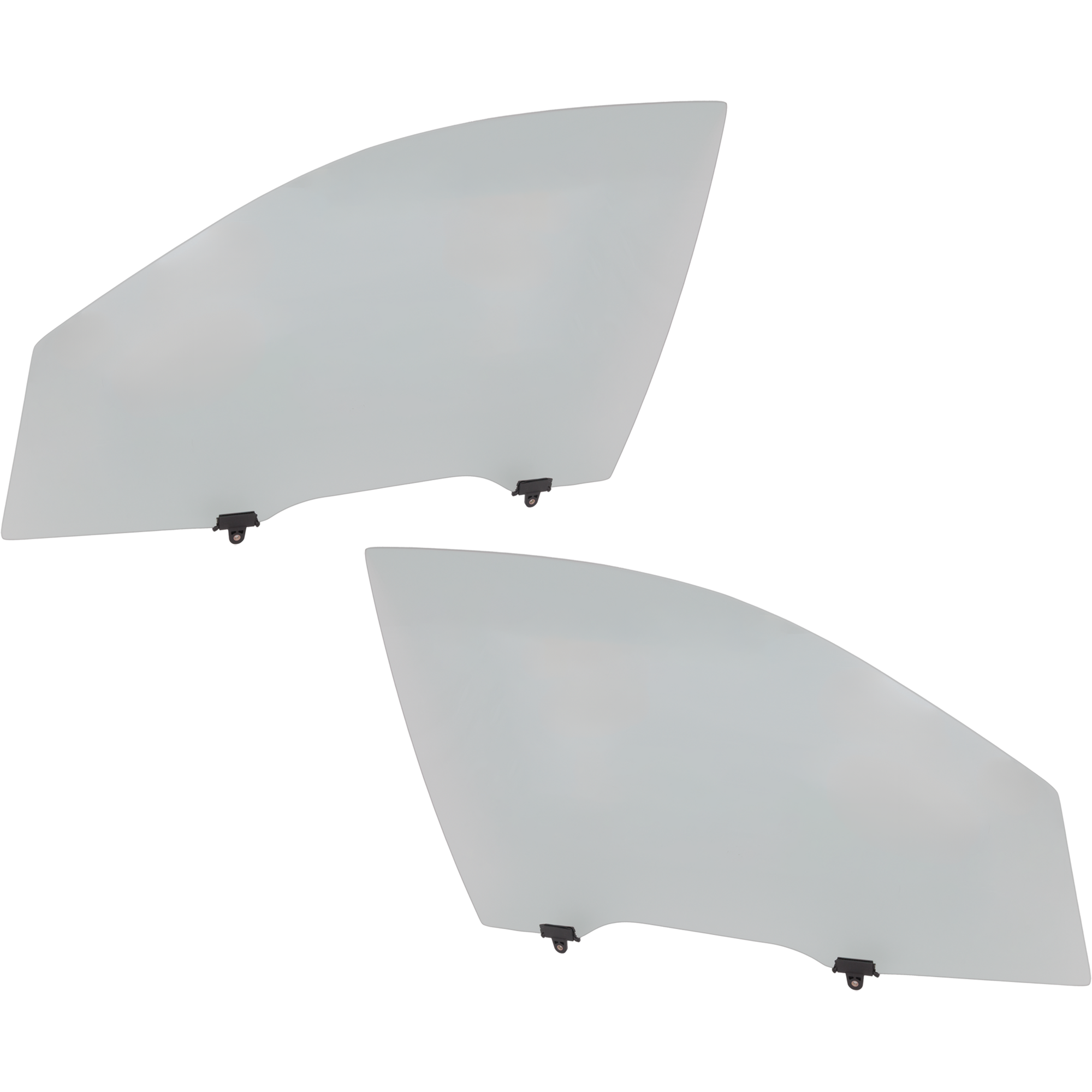 AM MITSUBISHI OUTLANDER 14-20 OUTLANDER PHEV 18-22 FRONT DOOR GLASS RH AND LH Green Tint w Solar Clip From 9-19 To 8-19 SKU SET JRM48010055 OEM 5706A584-5706B134-5706B133