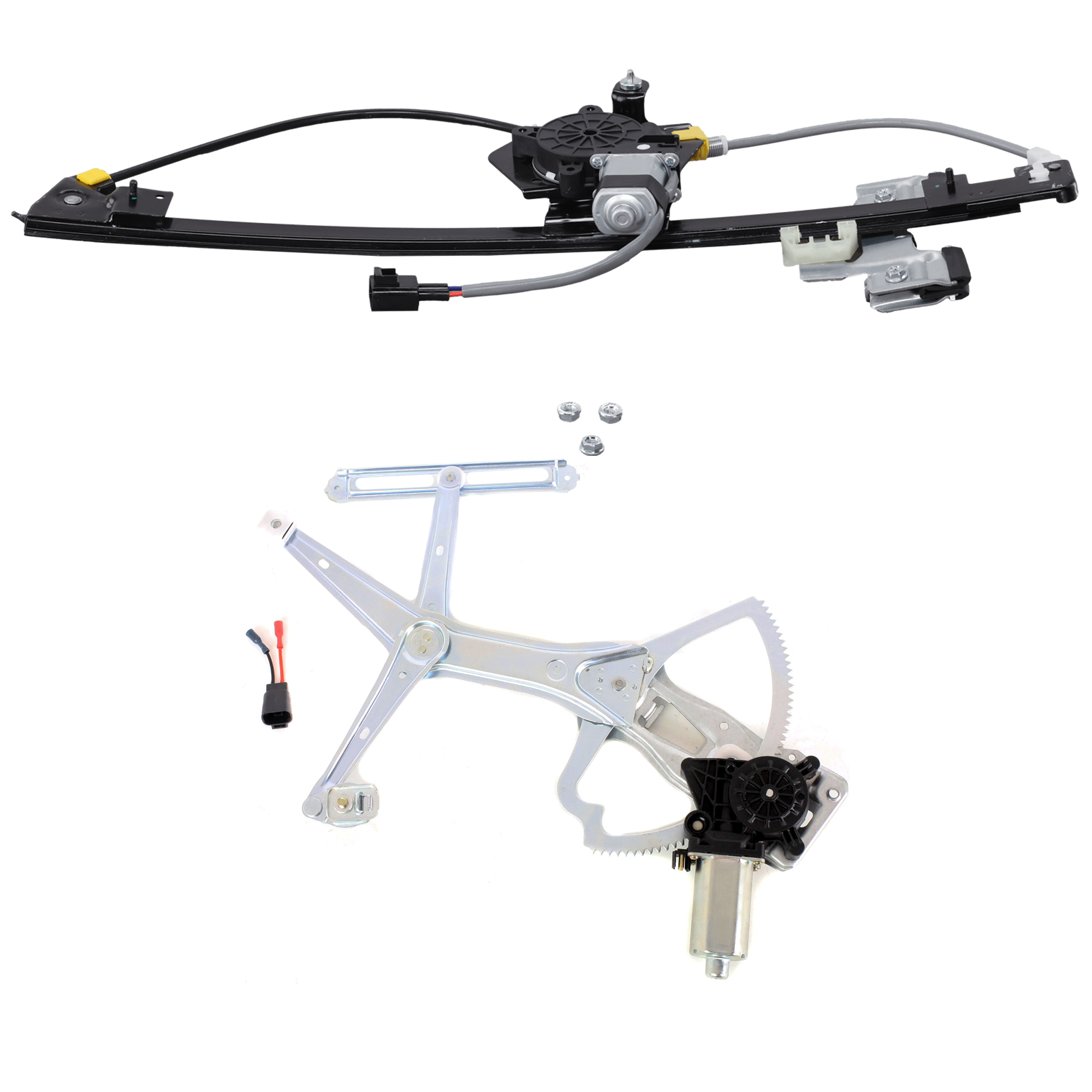 AM M CLASS 98-03 FRONT AND REAR WINDOW REGULATOR RH Power w Motor SKU SET JRM49170023 A Partslink MB1351111 OEM 1637201246 PFM 1637300246 PFM