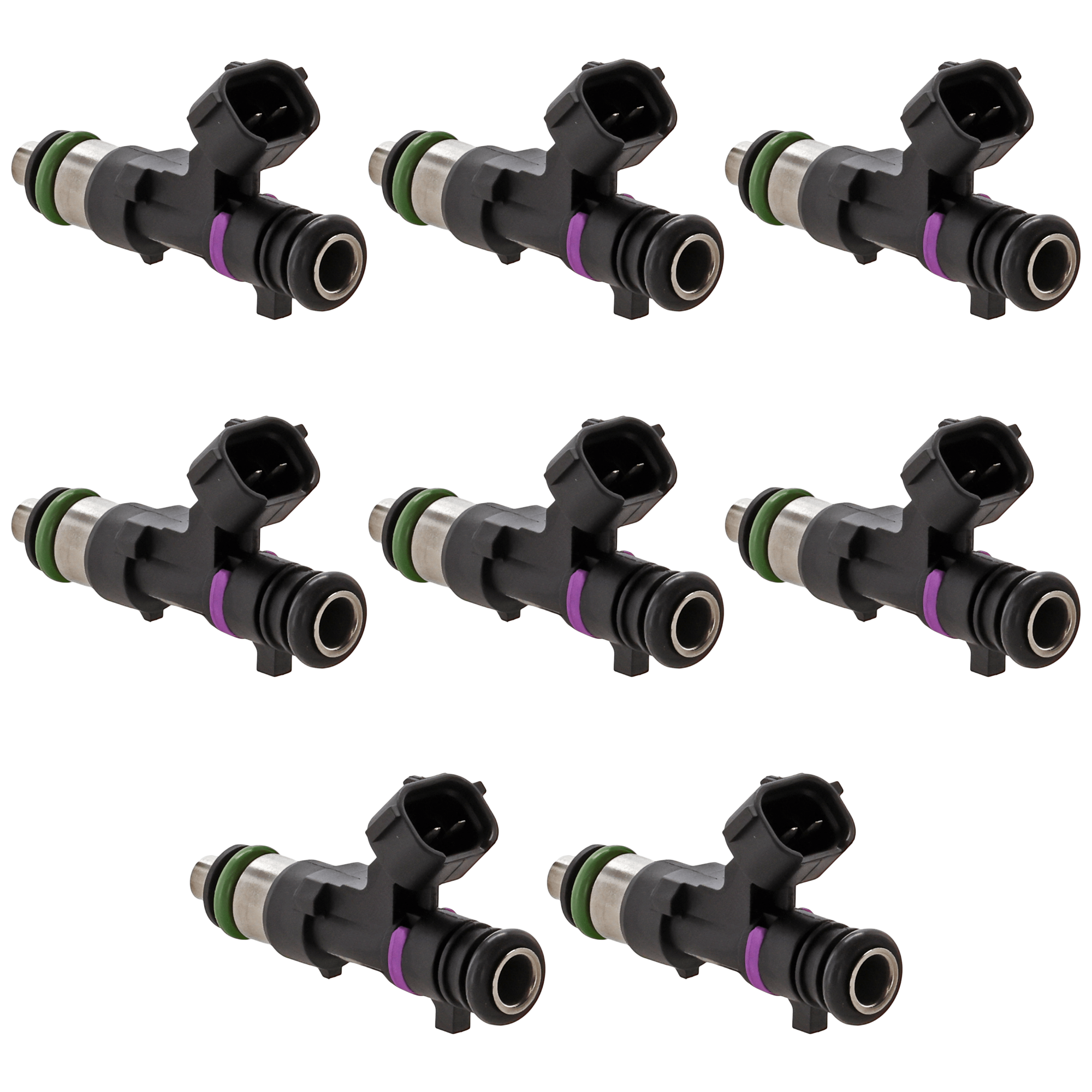 AM ARMADA 05-15 PATHFINDER 05-12 FUEL INJECTOR Gas 2 Male Blade Terminal Set of 8 SKU SET JRN31430005-8