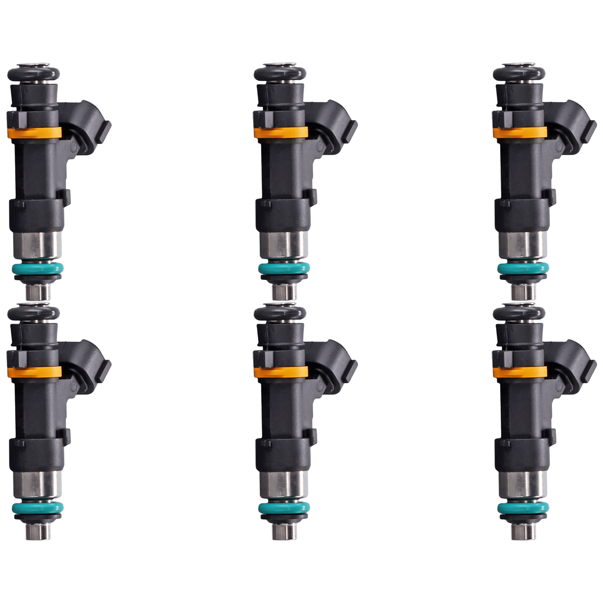 AM 350Z 05-06 MURANO 04-07 FUEL INJECTOR 2 Male Blade Terminal Set of 6 SKU SET JRN31430006-6 OEM 16600CD700-16600CD701-16600CD7