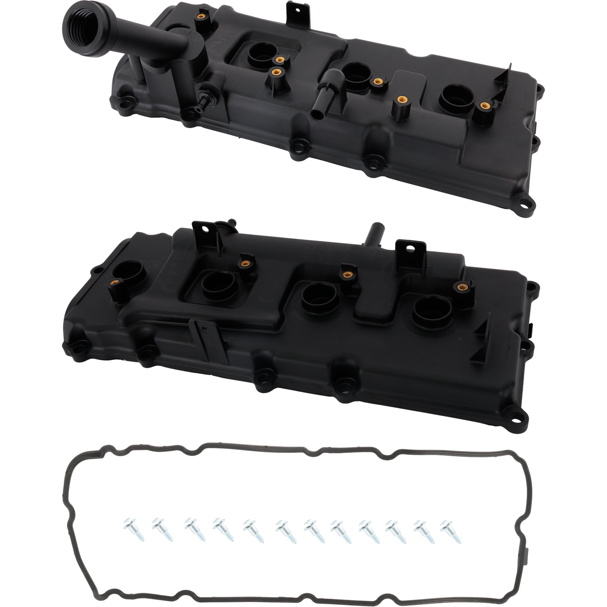 AM ARMADA TITAN 07-15 QX56-07-10 VALVE COVER RH AND LH 5.6L Eng. w Gaskets SKU SET JRN32040005 OEM 13264ZE00A 13264ZE01A