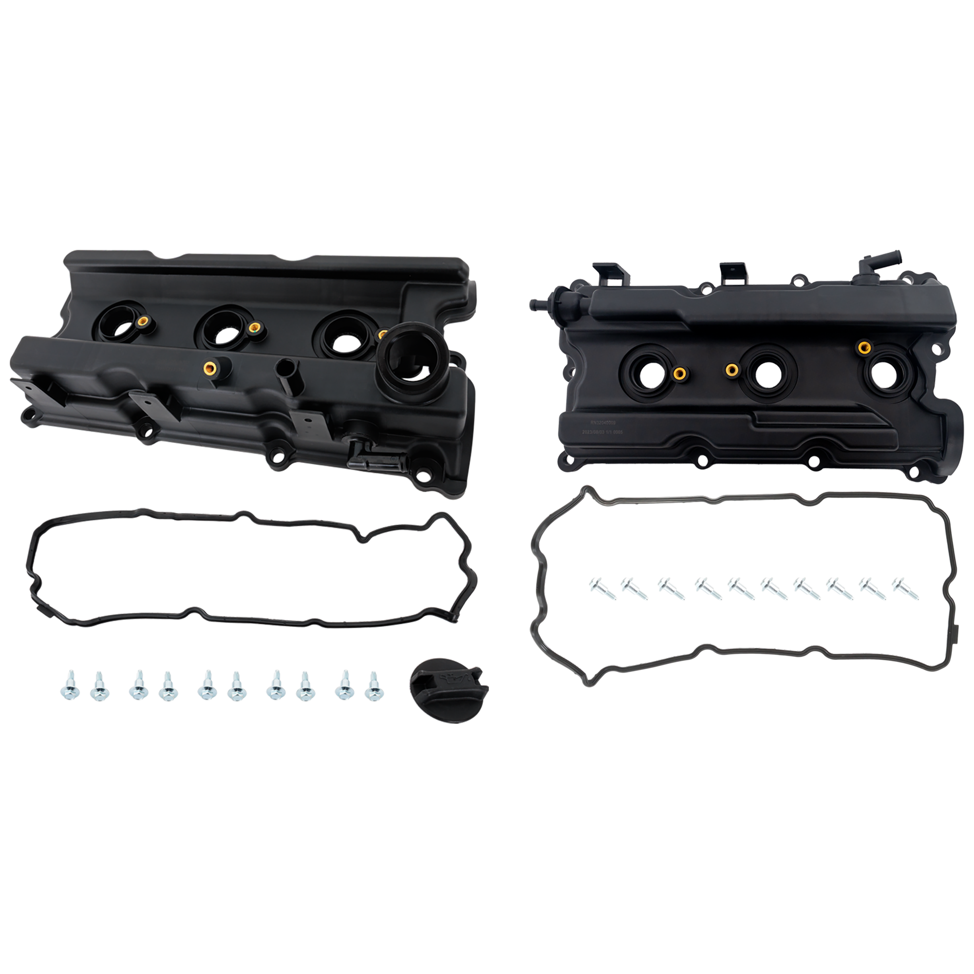 AM FRONTIER 05-20 PATHFINDER 05-12 XTERRA 05-15 VALVE COVER RH AND LH 4.0L Eng. 6.0 Cyl. w Gaskets SKU SET JRN32040009 OEM 13264EA200-13264EA210
