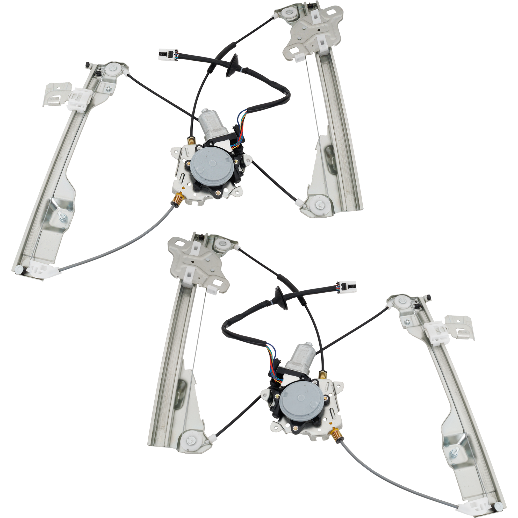 AM 350Z 03-09 FRONT WINDOW REGULATOR RH AND LH Power w Motor SKU SET JRN46290029 OEM 80720CD000-80720CD01A 80721CD0