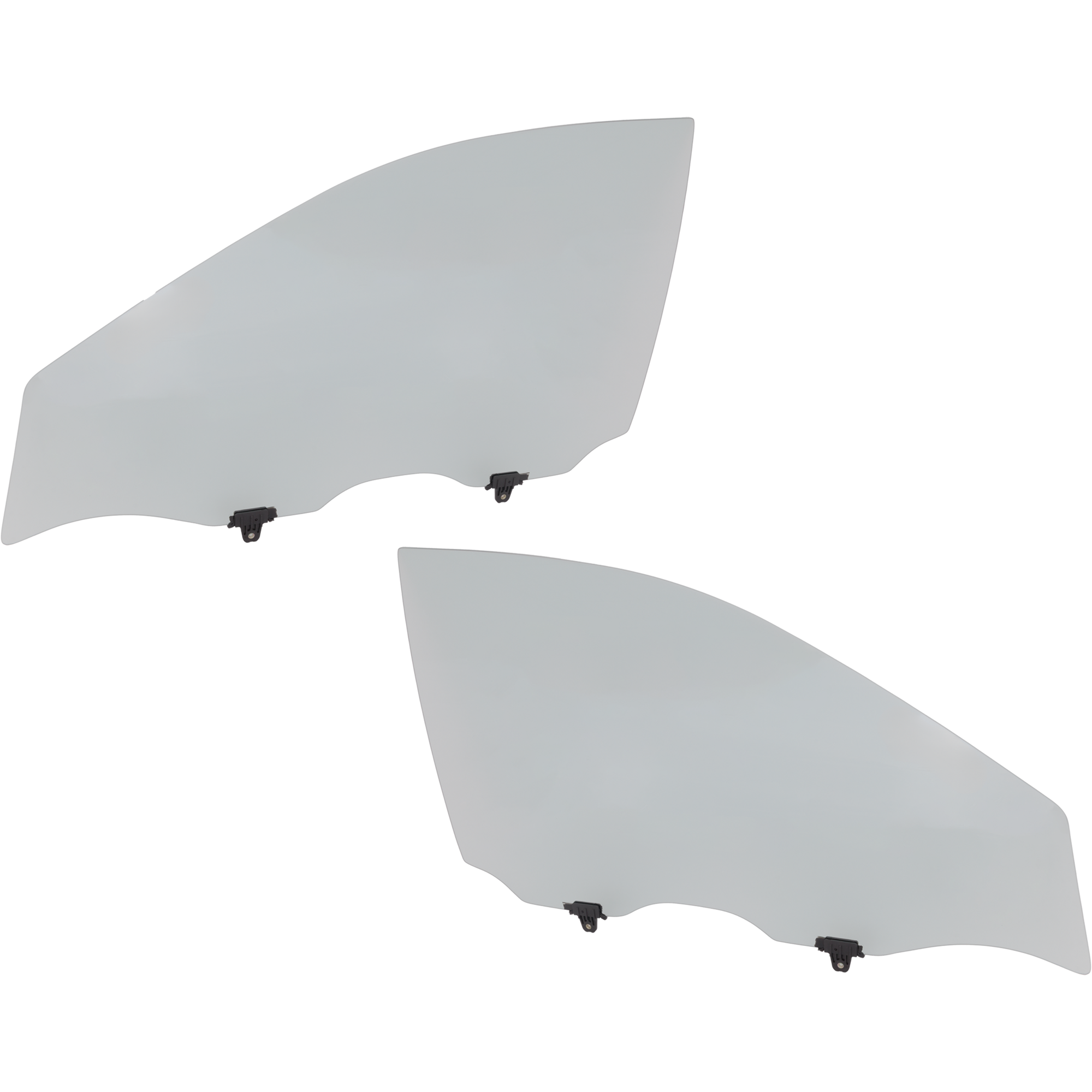 AM NISSAN MURANO 03-07 FRONT DOOR GLASS RH AND LH Green Tint w Solar Clip SE SL Model SKU SET JRN48010007 OEM 80300CA00B 80301CA00B