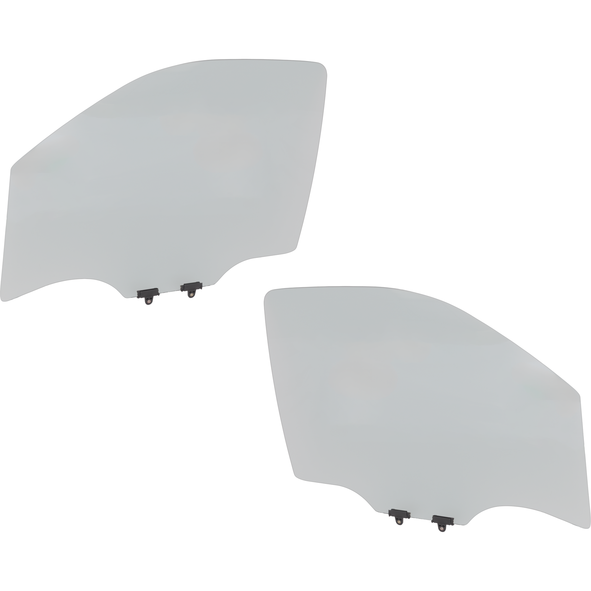 AM NISSAN FRONTIER 05-21 XTERRA 05-15 FRONT DOOR GLASS RH AND LH Green Tint w Solar Clip SKU SET JRN48010011 OEM 80300EA010-80301EA010