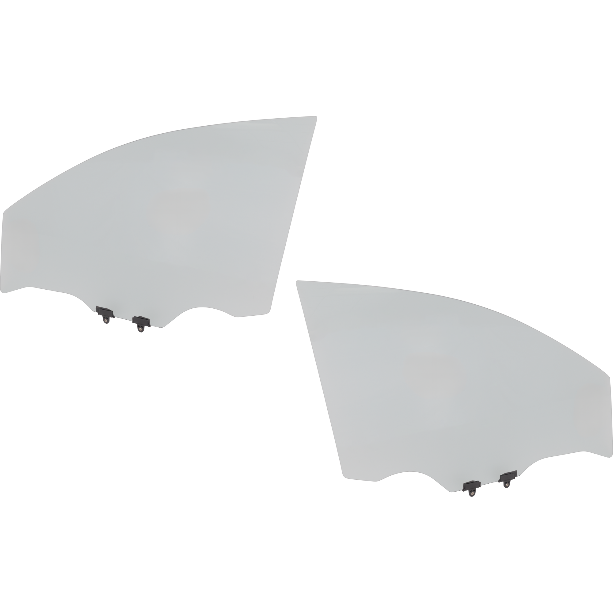AM NISSAN VERSA 07-12 FRONT DOOR GLASS RH AND LH Green Tint w Solar Clip 12-12 Hatchback SKU SET JRN48010013 OEM 80300EL000-80301EL000