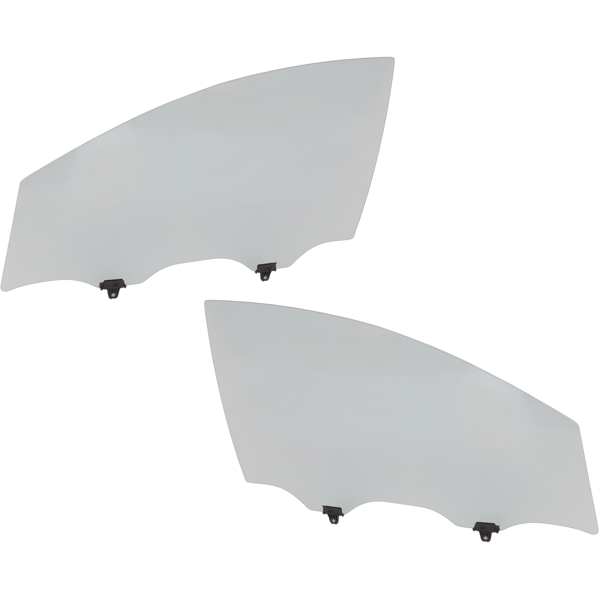 AM NISSAN MURANO 09-14 FRONT DOOR GLASS RH AND LH Green Tint w Solar Clip SKU SET JRN48010017 OEM 803001AA0A 803011AA0A