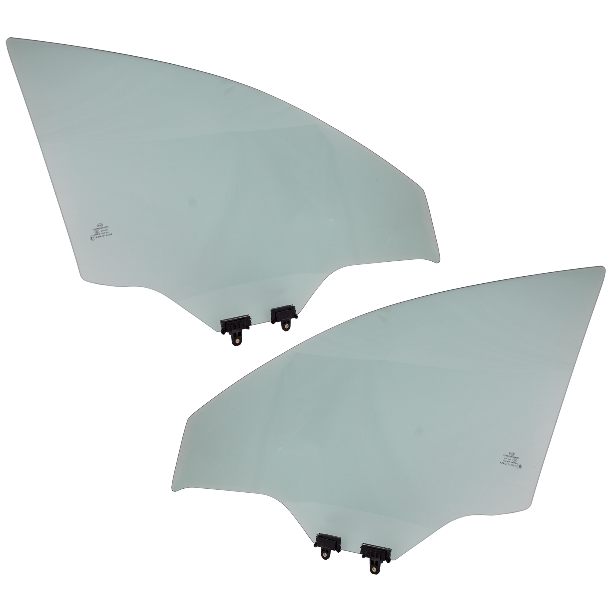 AM ALTIMA 13-18 FRONT DOOR GLASS RH AND LH Green Tint Sedan w Solar Clip SKU SET JRN48010023 OEM 803009HT0A 803019HT0A