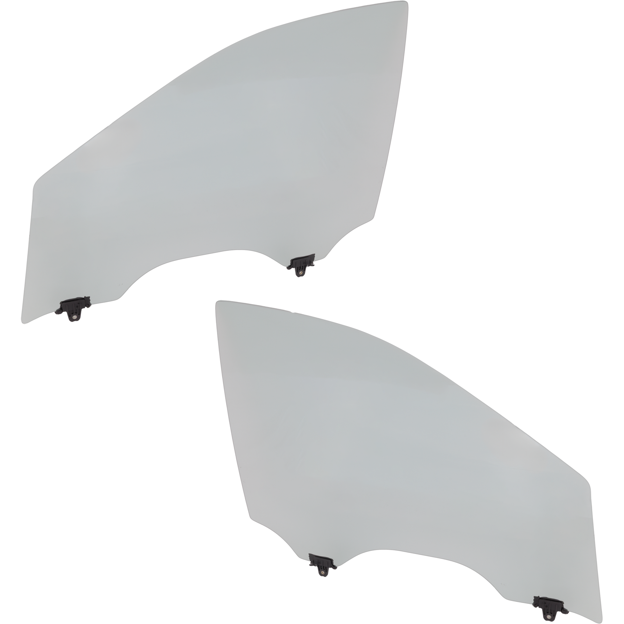 AM NISSAN PATHFINDER 13-17 FRONT DOOR GLASS RH AND LH Green Tint w Solar Clip SKU SET JRN48010025 OEM 803003KA0A 803013KA0A