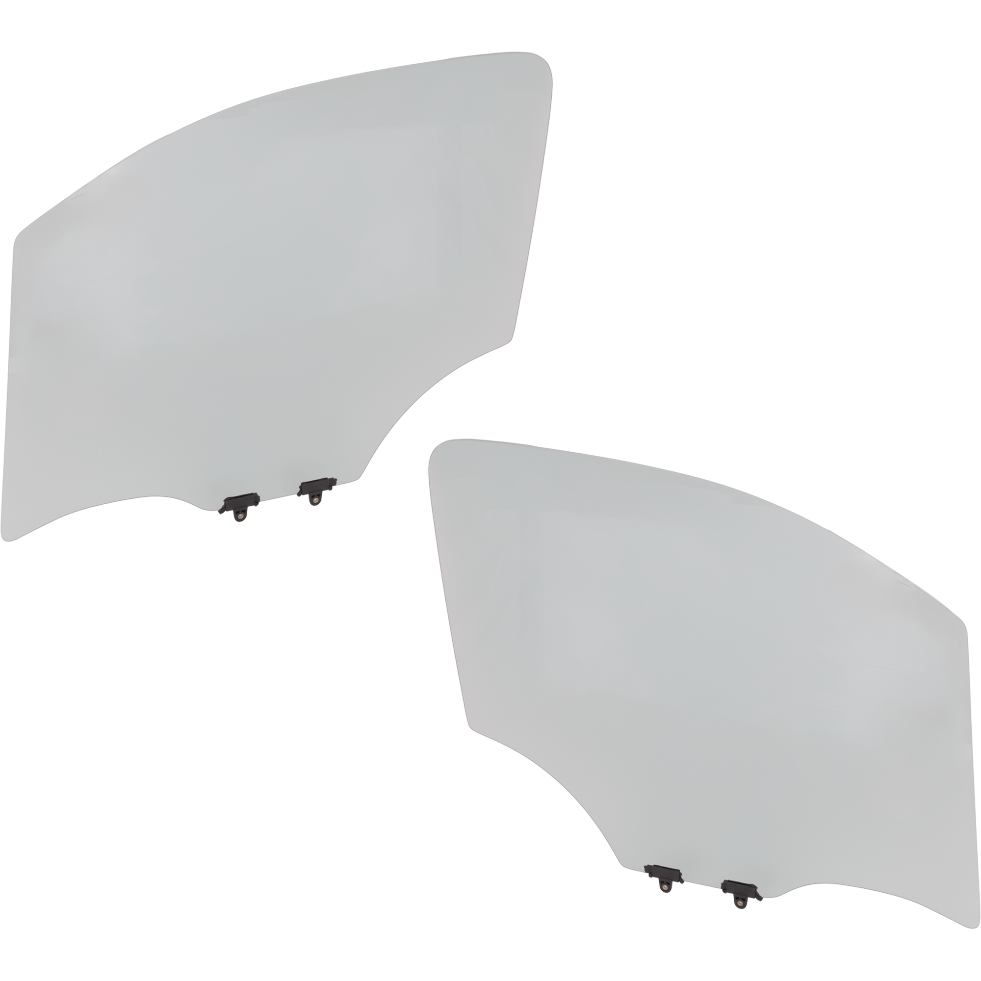 AM NISSAN NV200-13-21 CHEVROLET CITY EXPRESS 14-18 FRONT DOOR GLASS RH AND LH Green Tint w Solar Clip SKU SET JRN48010027 OEM 803004AJ0A 803014AJ0A