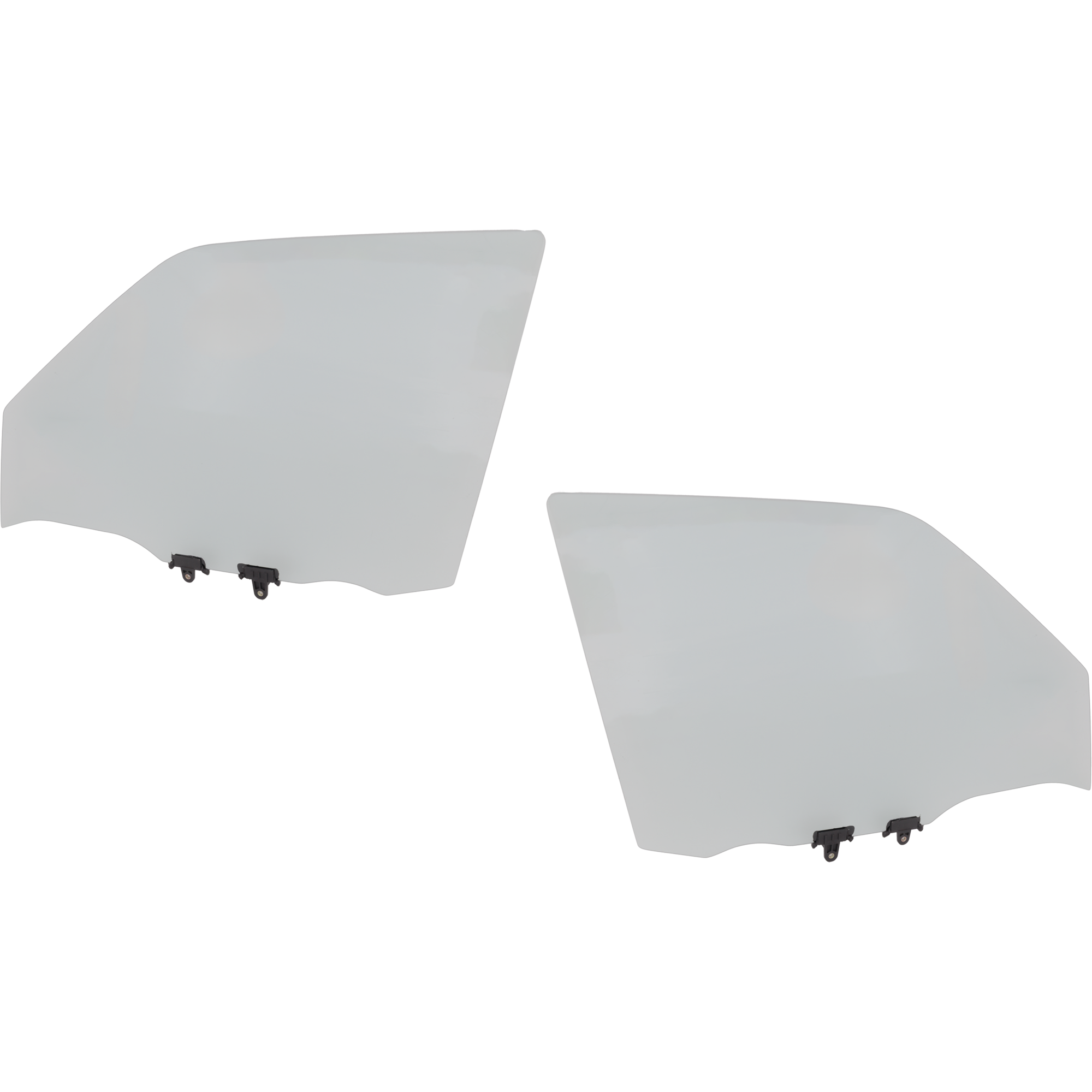 AM NISSAN JUKE 11-17 FRONT DOOR GLASS RH AND LH Green Tint w Solar Clip To 11-11 SKU SET JRN48010029 OEM 803001KA0C 803011KA0C