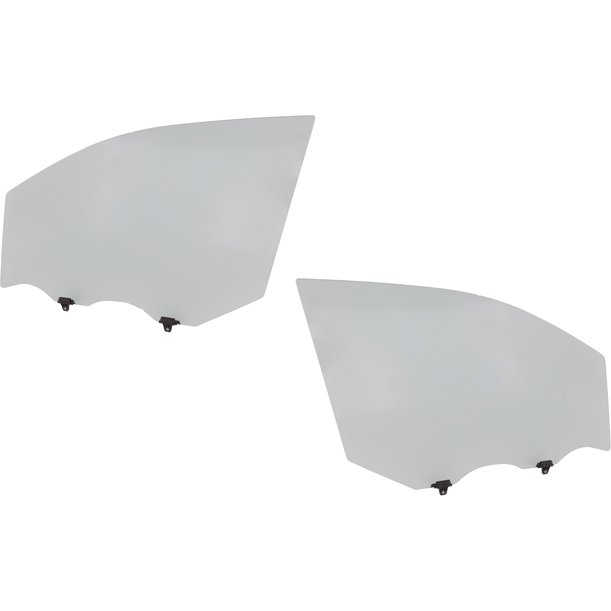 AM NISSAN QUEST 11-17 FRONT DOOR GLASS RH AND LH Green Tint w Solar Clip SKU SET JRN48010031 OEM 803001JA0D 803011JA0D