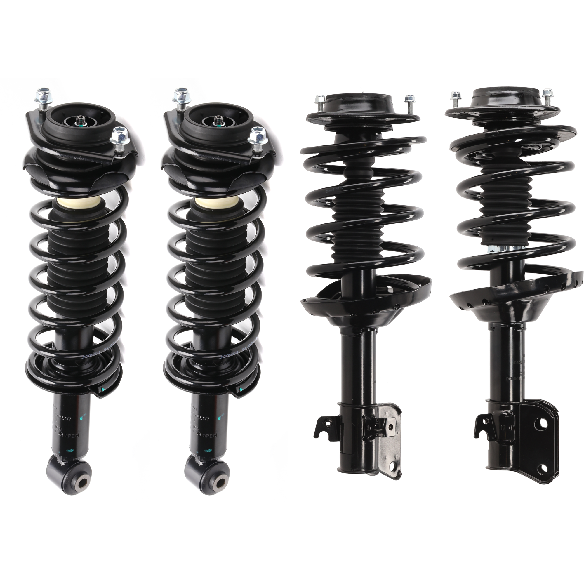 AM IMPREZA 08-11 FRONT AND REAR FULLY LOADED STRUT RH AND LH Set of 4 SKU SET JRS28050017-4 C OEM 20310FG021-20310FG201-20330FG0