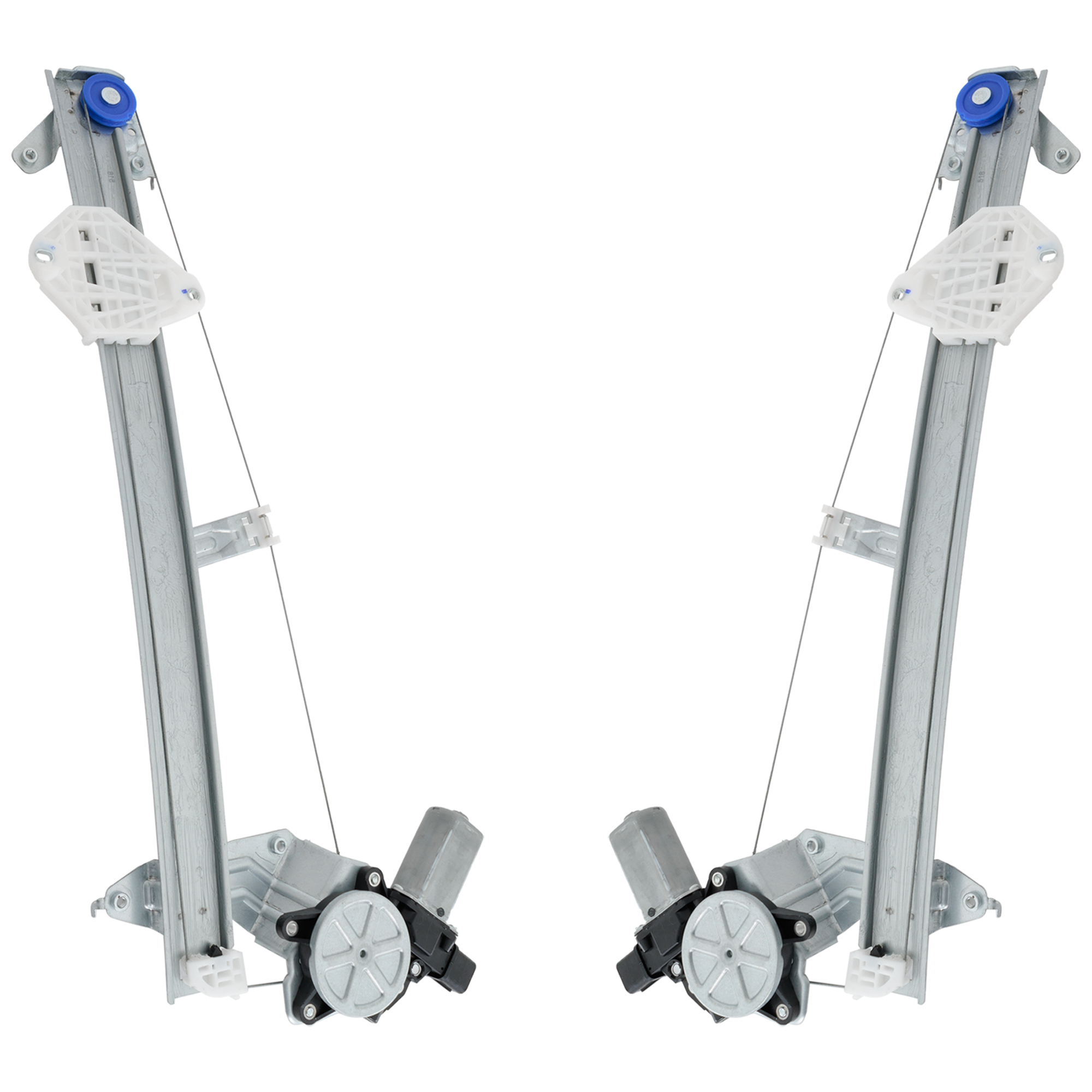 AM FORESTER 14-18 FRONT WINDOW REGULATOR RH AND LH Power w Motor 2 Pins SKU SET JRS46290053 Partslink SU1351122 OEM 61041SG012 PFM 61041SG022