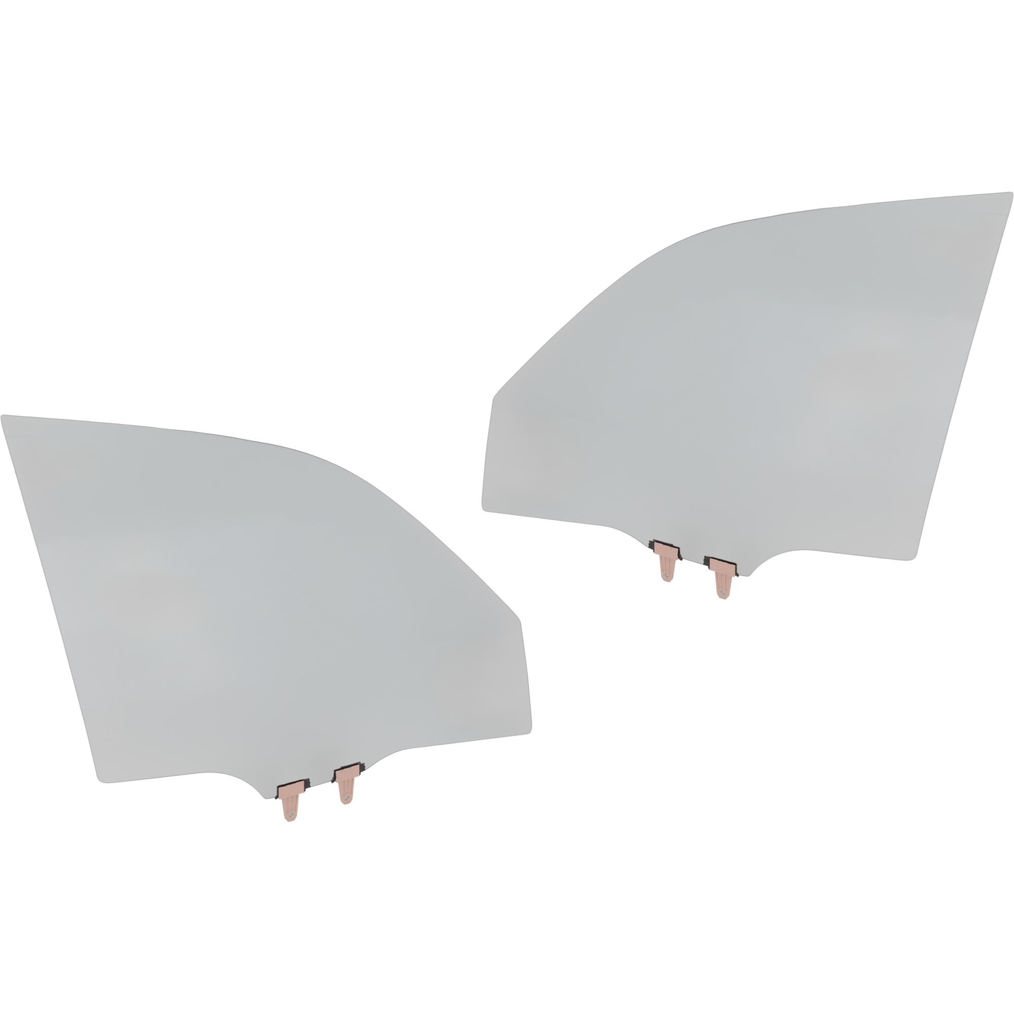 AM SUZUKI GRAND VITARA 06-13 FRONT DOOR GLASS RH AND LH Green Tint w Clip SKU SET JRS48010015 OEM 8450178K01-8450278K01