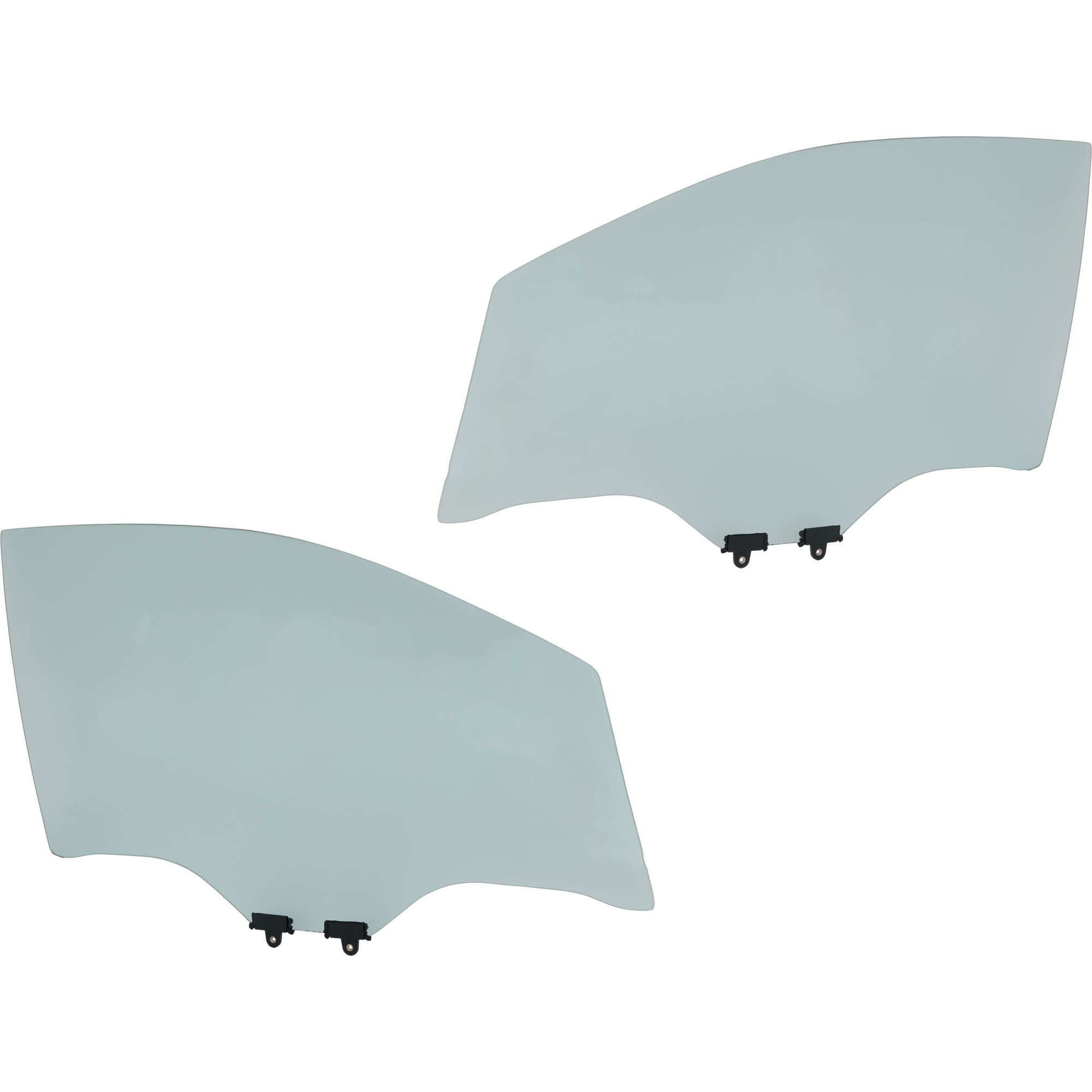 AM LEGACY OUTBACK 15-17 FRONT DOOR GLASS RH AND LH Green Tint w Solar Clip SKU SET JRS48010033 OEM 61011AL00B 61011AL01B