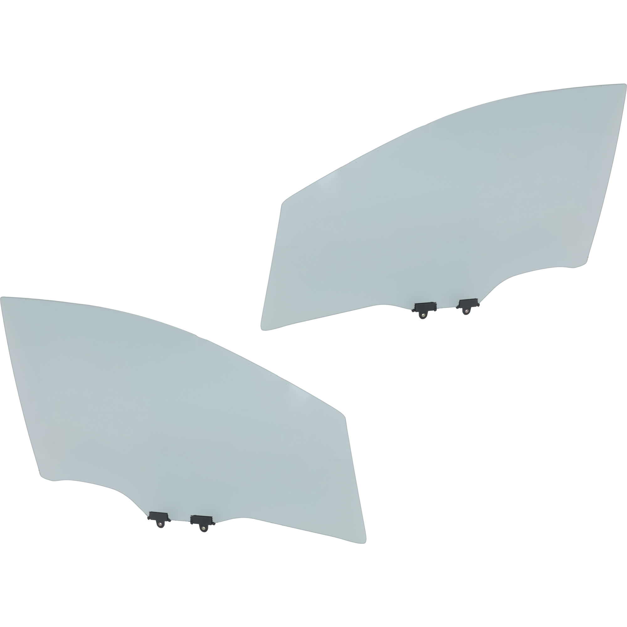 AM IMPREZA 17-23 FRONT DOOR GLASS RH AND LH Green Tint w Solar Clip SKU SET JRS48010035 OEM 61011FL00A 61011FL01A