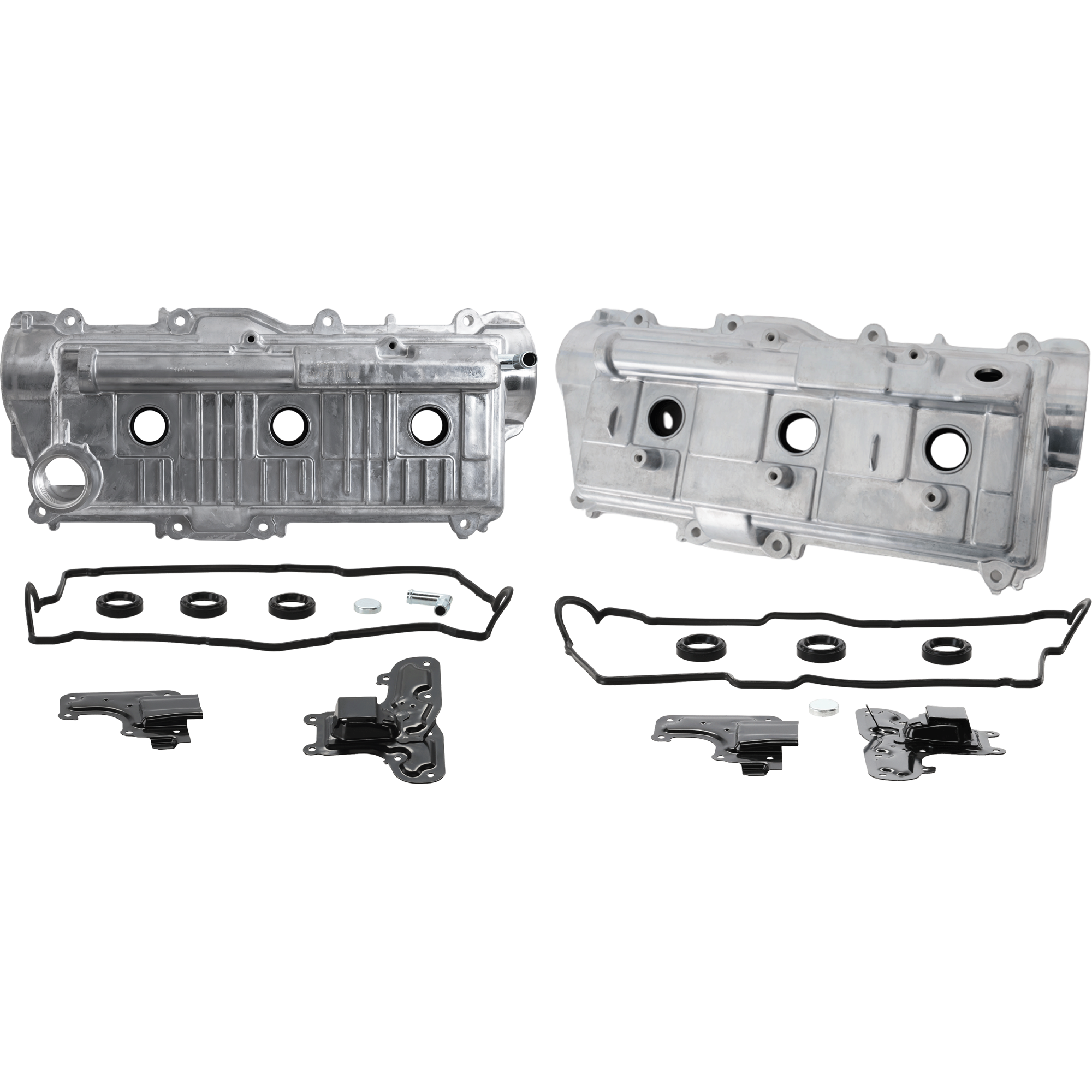 AM Tacoma 95-04 Tundra 00-04 VALVE COVER RH AND LH Aluminum w Gaskets SKU SET JRT32040007 OEM 1120162040-1120262050