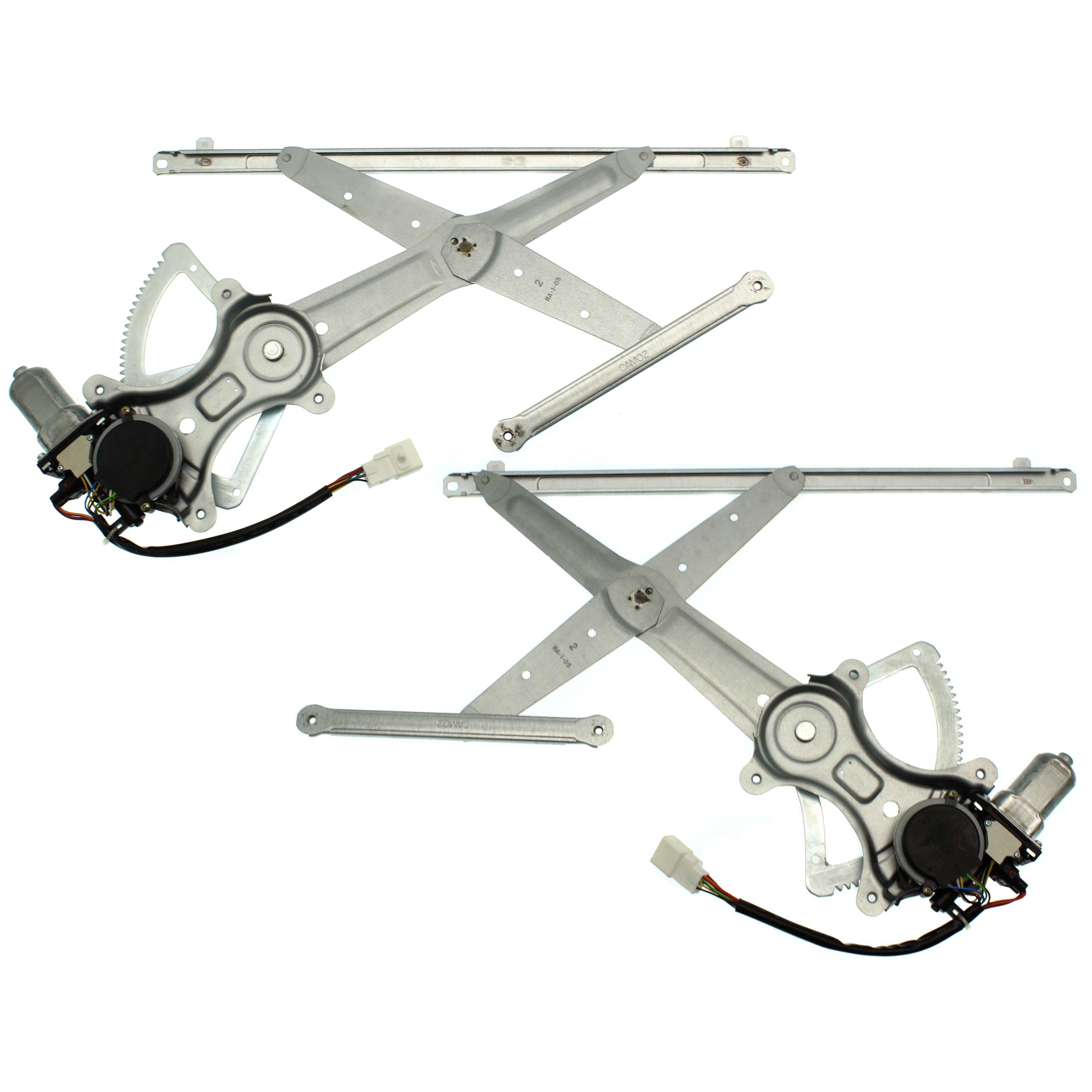 AM SEQUOIA 01-07 TUNDRA 04-06 FRONT WINDOW REGULATOR RH AND LH Power w Motor SKU SET JRT46290007 OEM 698010C020 PFM 857100C060-8571