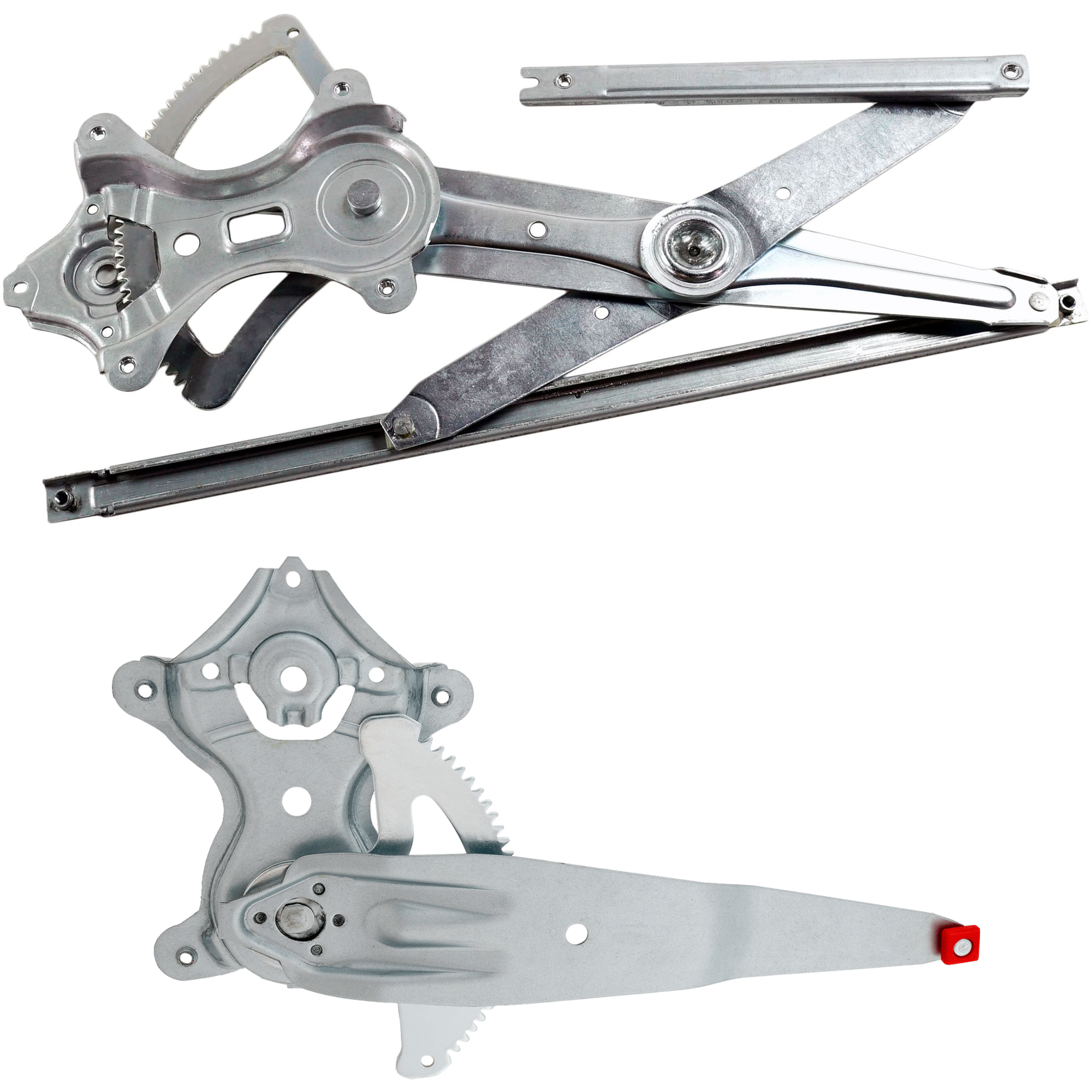 AM HIGHLANDER 01-07 FRONT AND REAR WINDOW REGULATOR LH Power w o Motor SKU SET JRT46290010 Partslink TO1350146 TO1550155 OEM 6980248030-6980448031