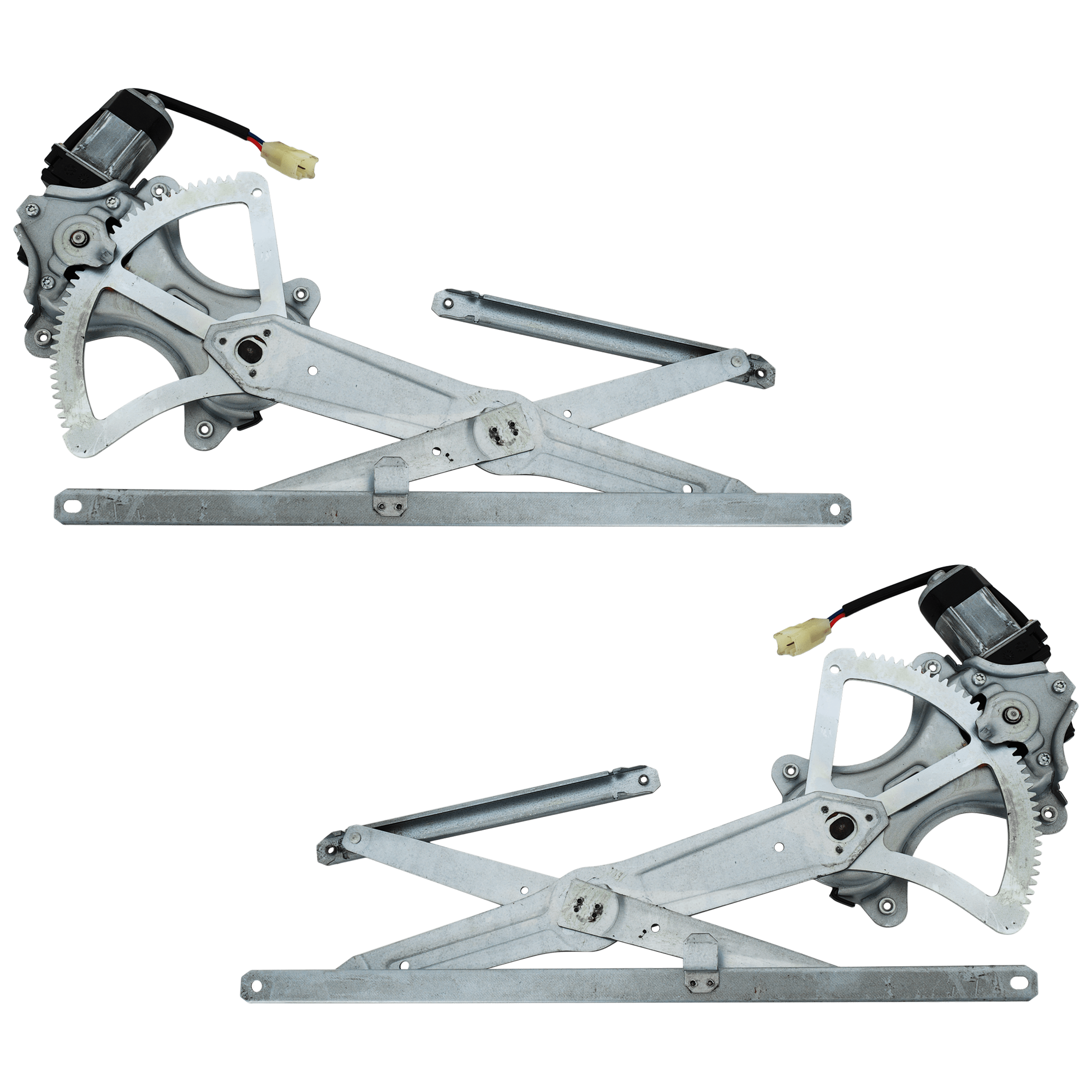 AM 4RUNNER GX470-03-09 FJ CRUISER 07-14 FRONT WINDOW REGULATOR RH AND LH Power w Motor SKU SET JRT46290081 Partslink LX1351105 TO1350186 OEM 6980158010 PFM 6980258010 PFM