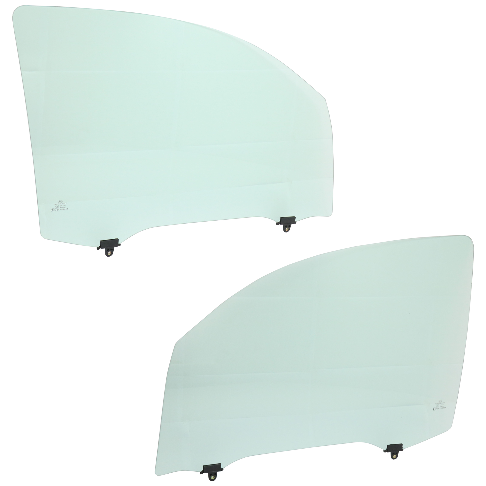 AM SEQUOIA 08-22 TUNDRA 07-21 FRONT DOOR GLASS RH AND LH Green Tint Tundra Crew Cab SKU SET JRT48010003 OEM 681010C040 FD23323GTYN 681020C