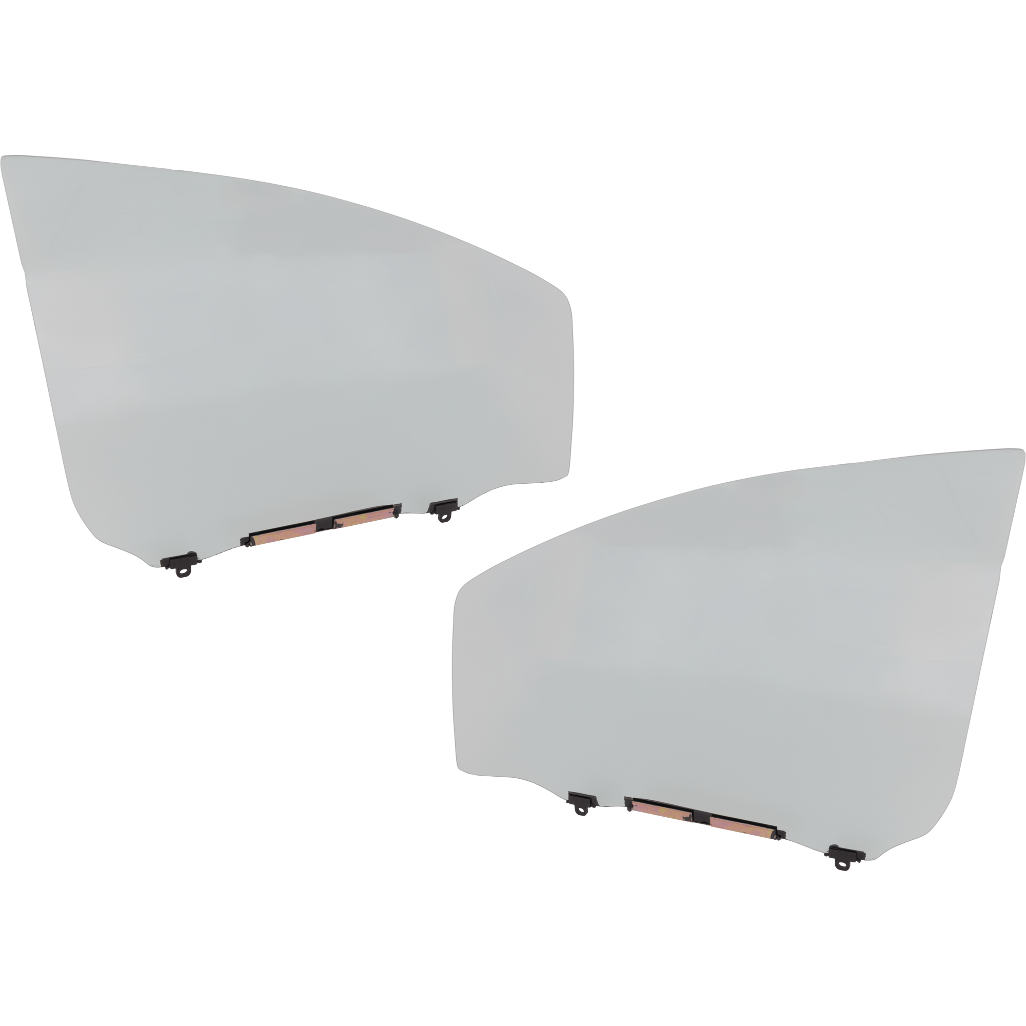 AM TOYOTA YARIS 09-11 FRONT DOOR GLASS RH AND LH Green Tint w Solar 4 Door Hatchback SKU SET JRT48010021 OEM 6811052180-6812052180