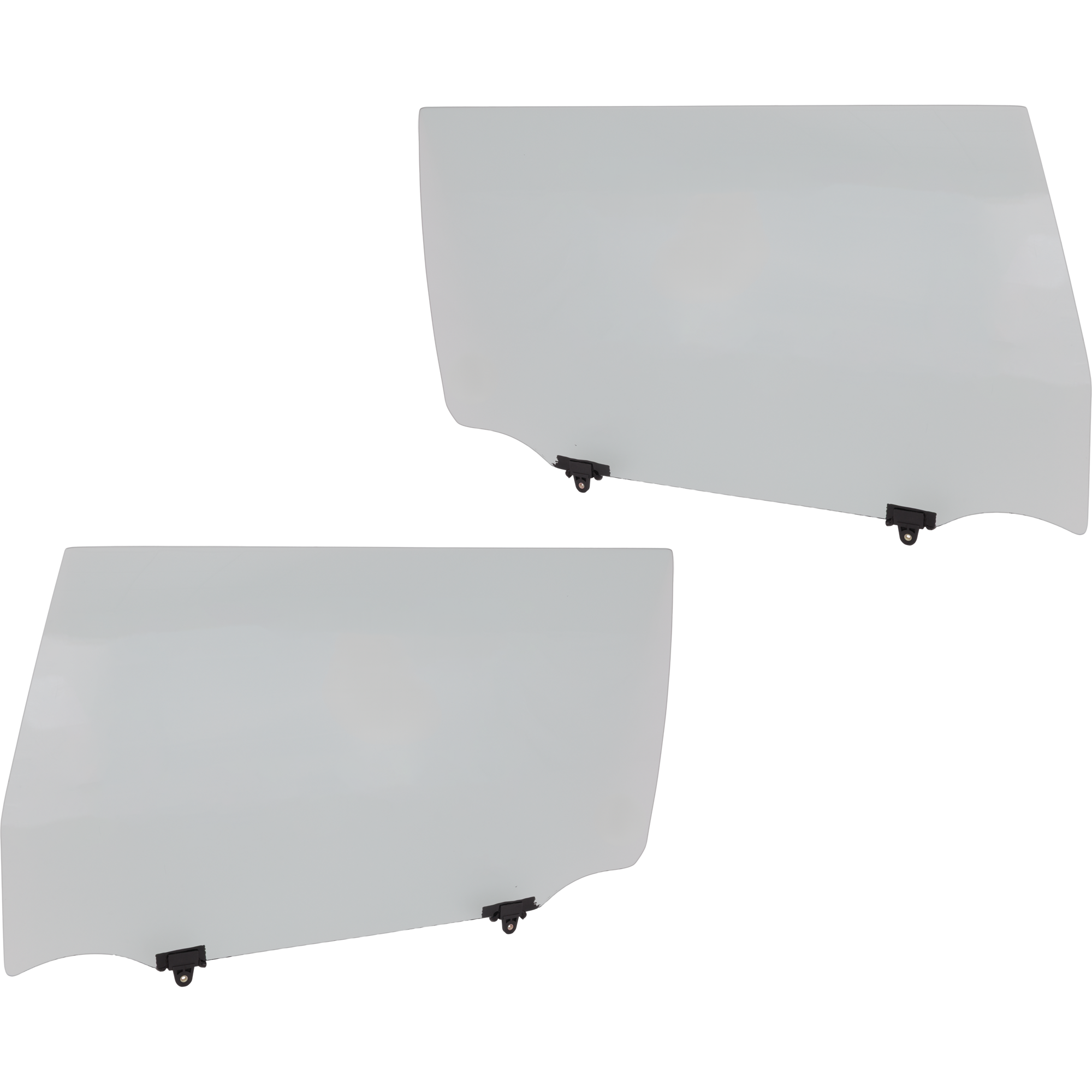 AM TOYOTA FJ CRUISER 07-14 FRONT FOOR GLASS RH AND LH Green Tint w Solar Clip SKU SET JRT48010027 OEM 6810135224-6810235224