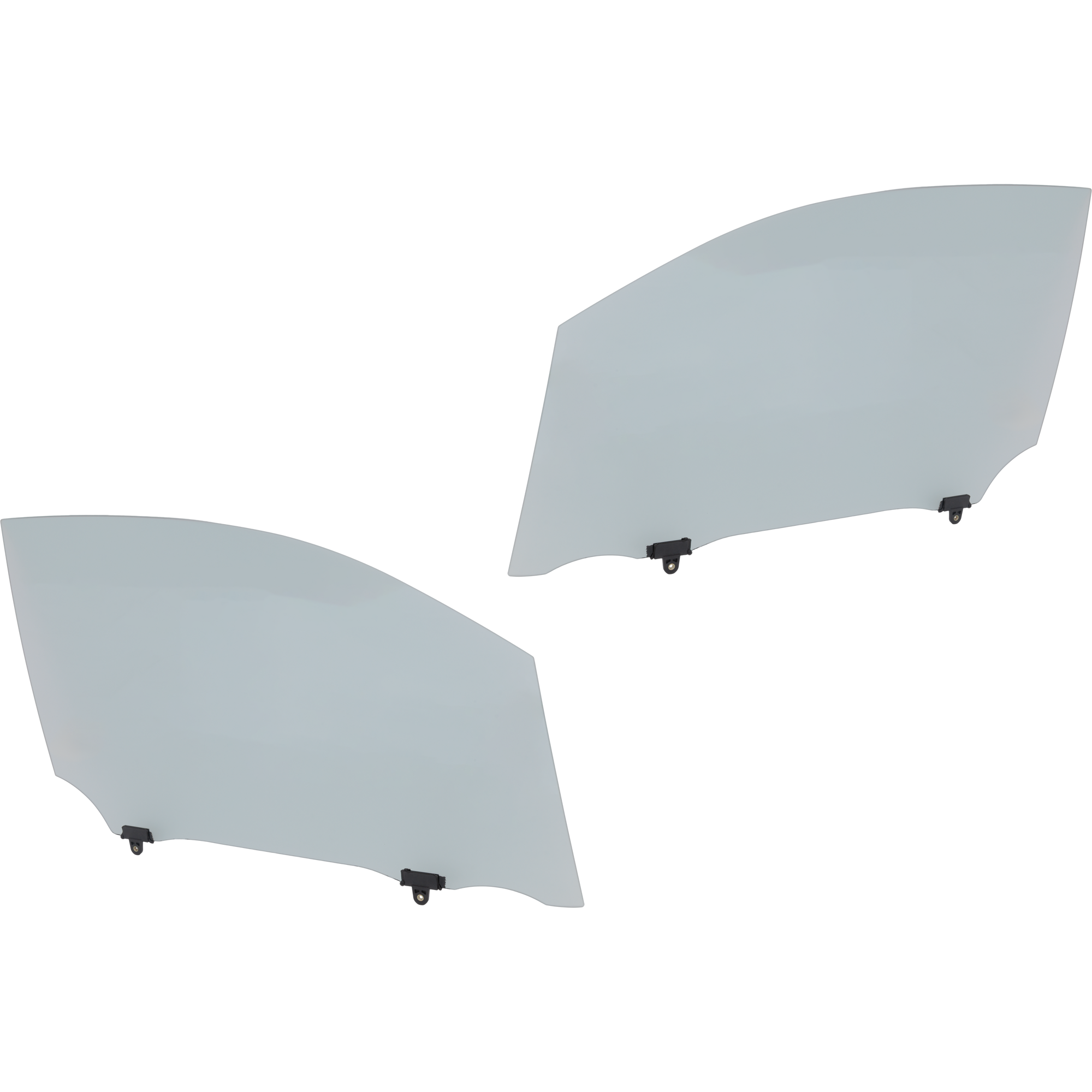 AM C HR 18-22 FRONT DOOR GLASS RH AND LH Green Tint w Solar Clip SKU SET JRT48010043 OEM 68101F4010-68102F4010