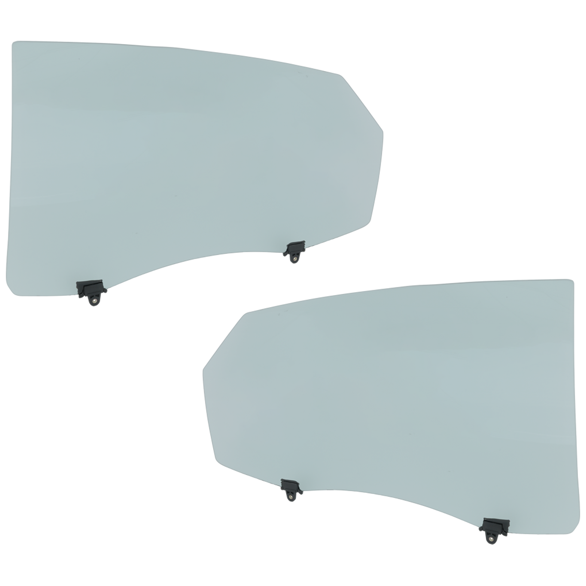 AM TOYOTA AVALON 13-18 REAR DOOR GLASS RH AND LH Green Tint w Solar Clip SKU SET JRT48130029 OEM 6810307031-6810407031