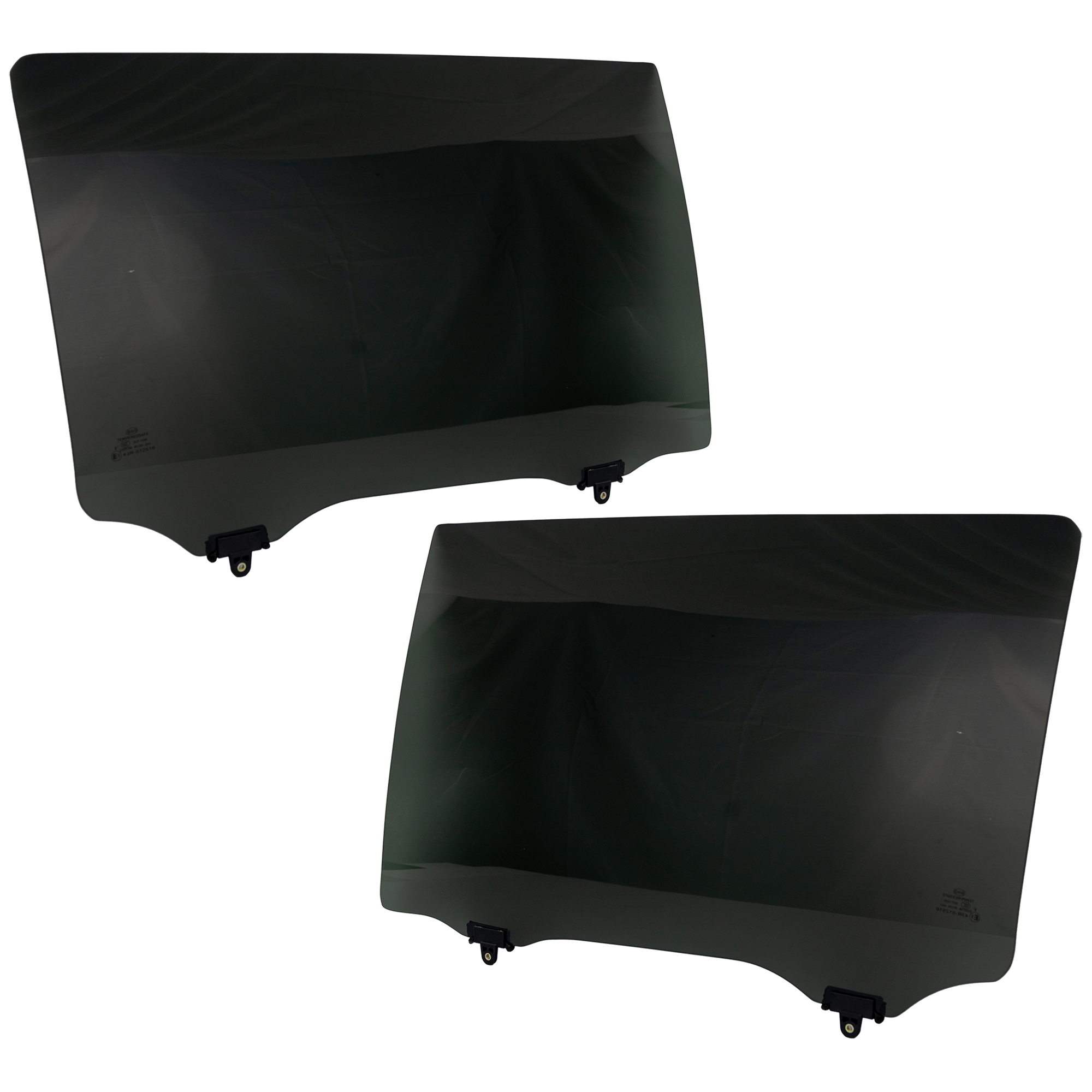 AM HIGHLANDER 14-19 REAR DOOR GLASS RH AND LH Gray Tint Privacy w Solar Clip SKU SET JRT48130033 OEM 681030E050-681040E050