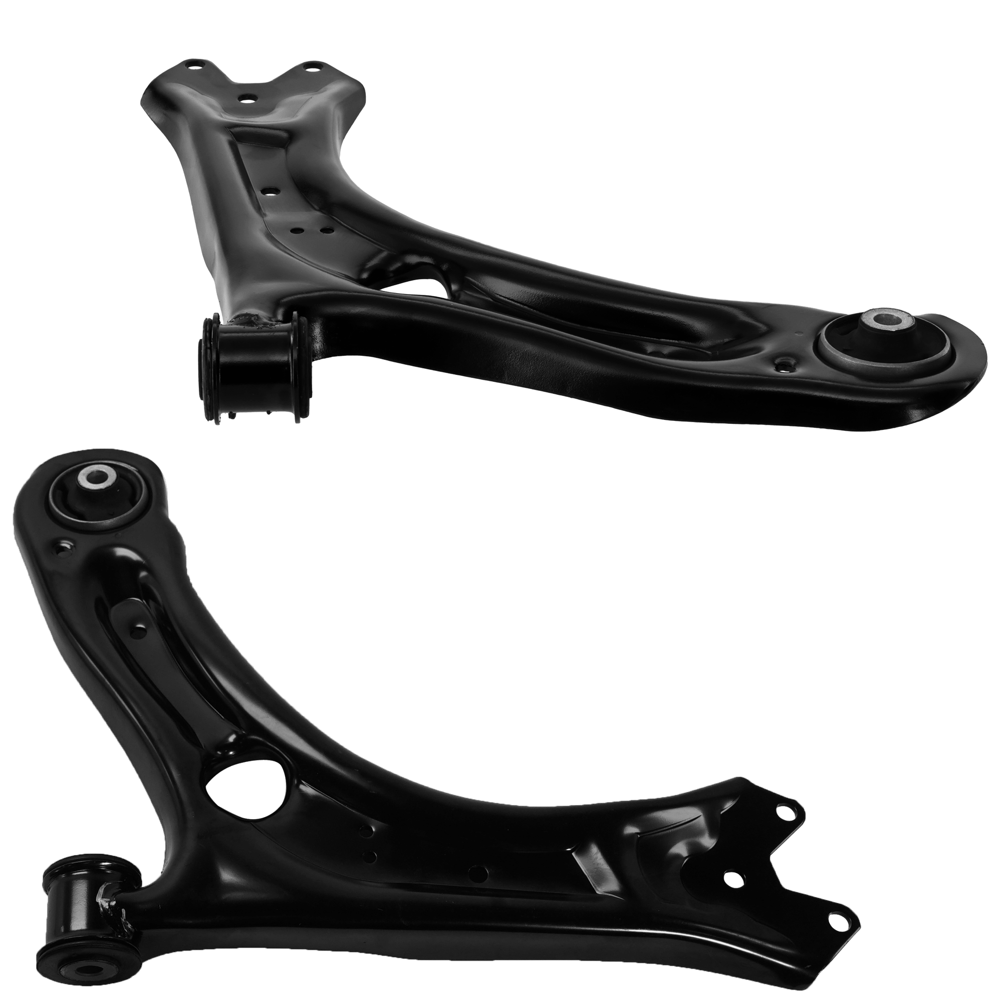 AM BEETLE 12-19 PASSAT 12-21 FRONT CONTROL ARM RH AND LH w Bushing w o Ball Joint SKU SET JRV28150005 OEM 561407151A 561407151C 56140715