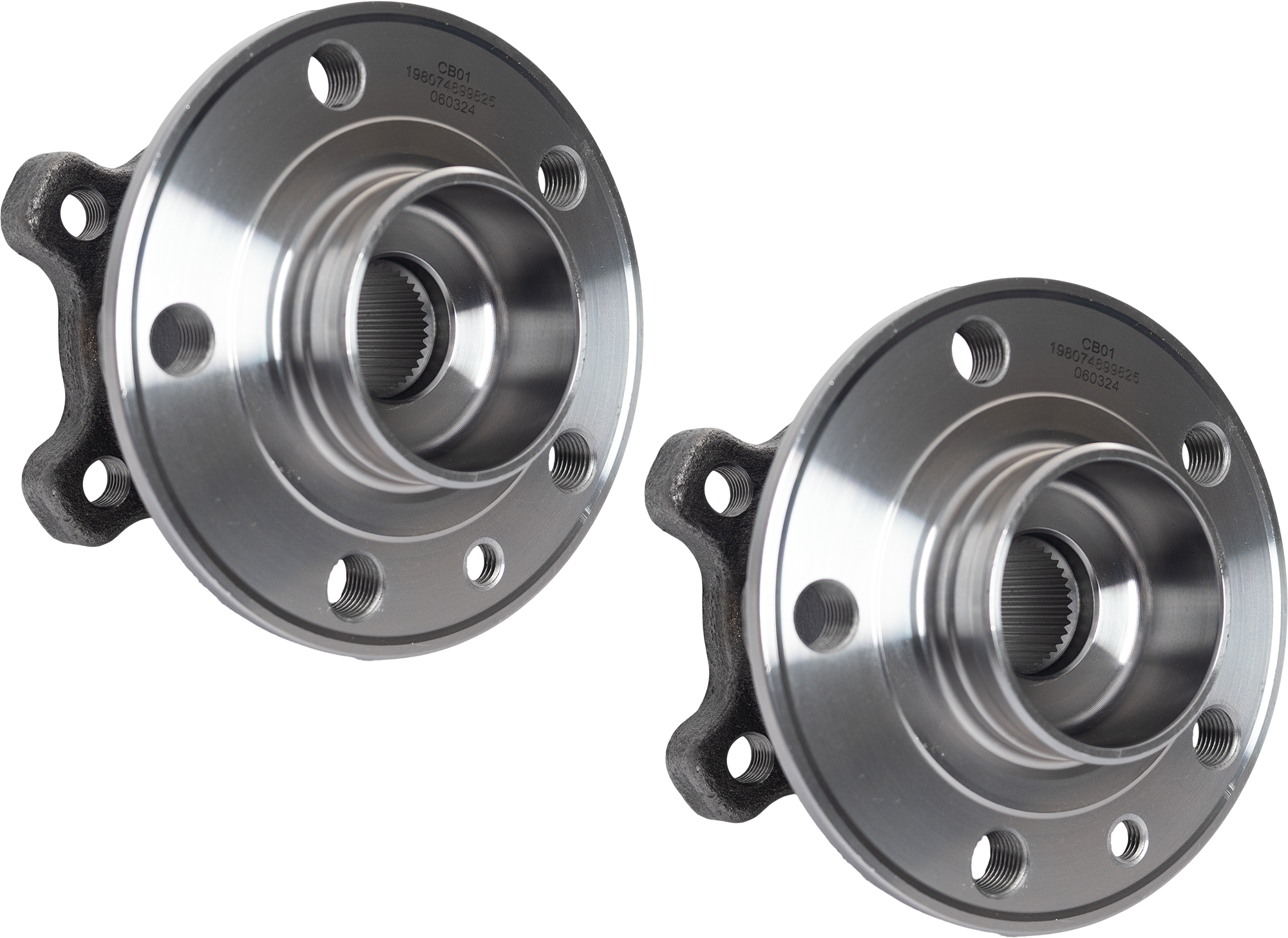 AM S80-07-14 S60-11-18 REAR HUB ASSEMBLY RH AND LH All Wheel Drive 5 Lugs 5 x 4.21 in. Bolt Pattern SKU SET JRV28590001-2 OEM 31360027