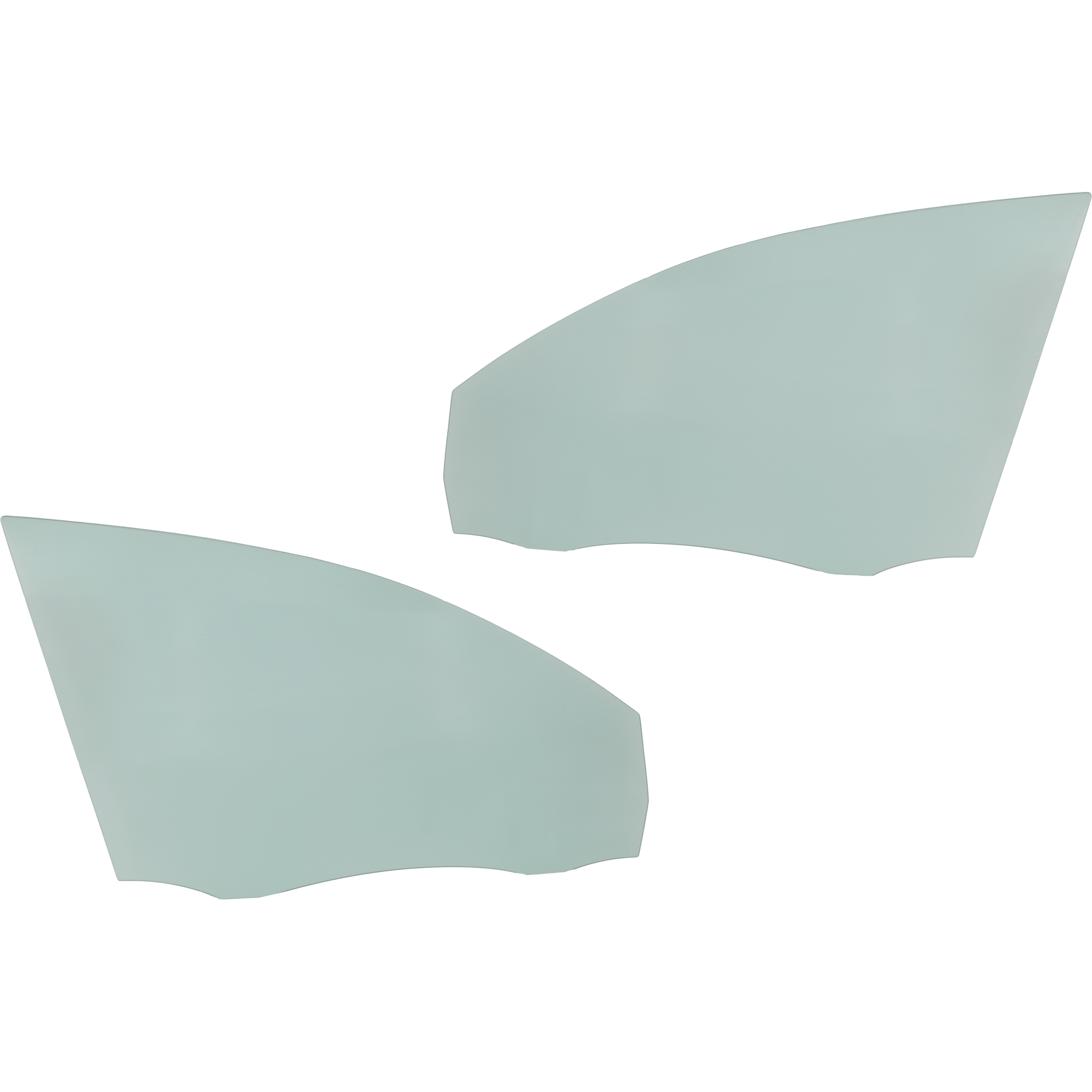AM VOLKSWAGEN GOLF GTI 10-14 FRONT DOOR GLASS RH AND LH Green Tint w Solar 4 Door Hatchback SKU SET JRV48010007 OEM 5K4845201B 5K4845202B