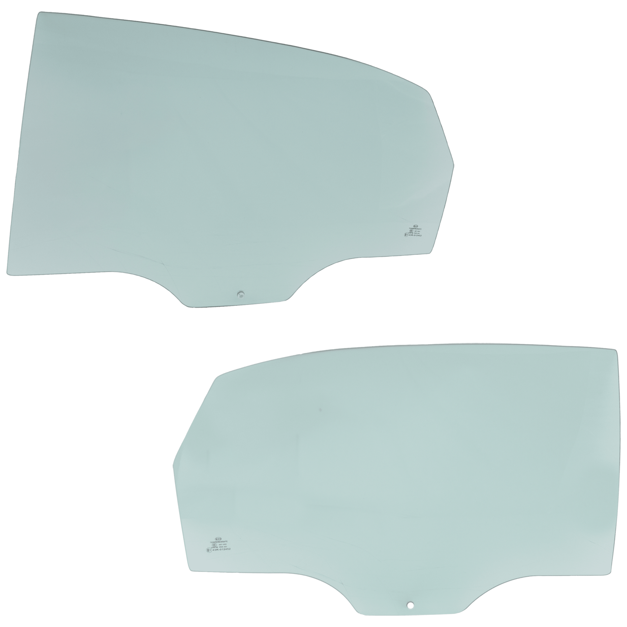 AM PASSAT 12-22 REAR DOOR GLASS RH AND LH Green tint w Solar SKU SET JRV48130007 OEM 561845025A 561845026A