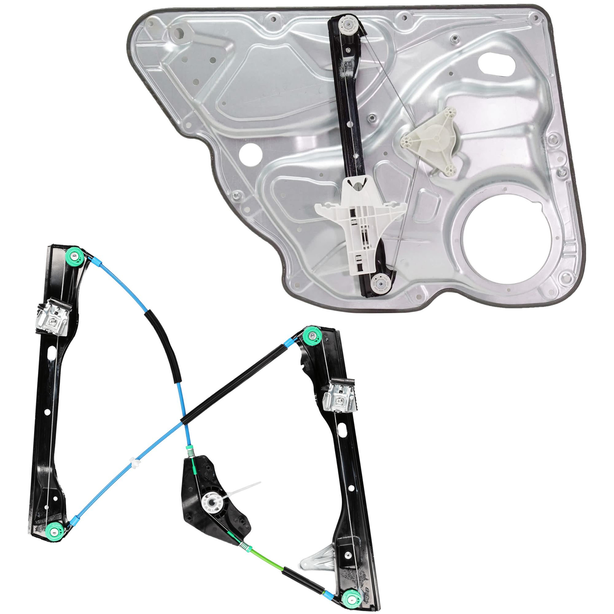 AM PASSAT 06-09 FRONT AND REAR WINDOW REGULATOR RH Power w o Motor and Panel SKU SET JRV49170001 A OEM 3C1837462F 3C5839462G